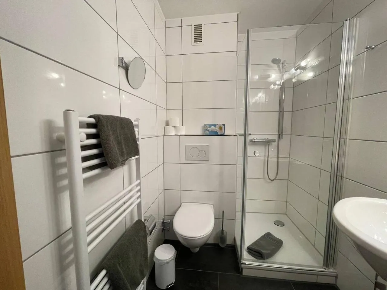 Shower in Hotel Deichvoigt