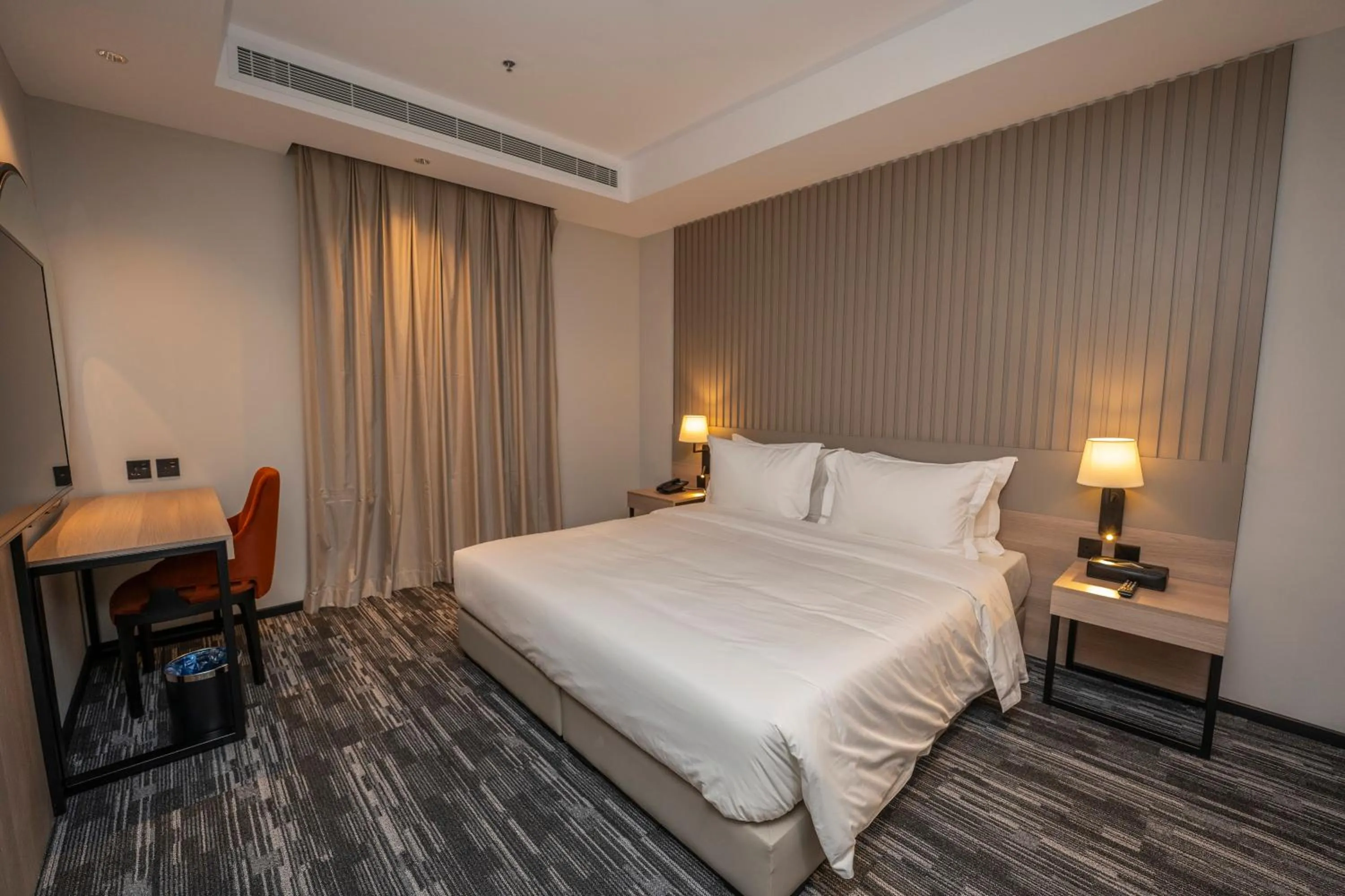 Bedroom, Bed in Manazel Aldiafah serviced Apartments AlSulymaniyah