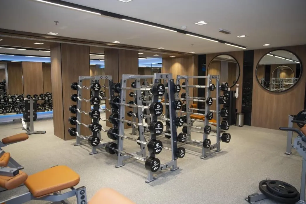 Fitness centre/facilities in Manazel Aldiafah serviced Apartments AlSulymaniyah