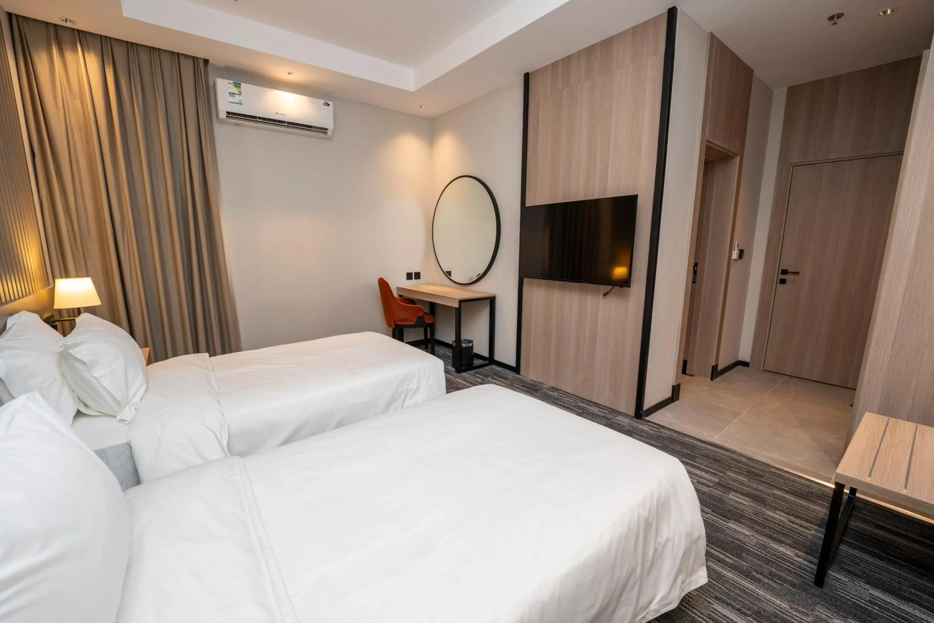 Bedroom, Bed in Manazel Aldiafah serviced Apartments AlSulymaniyah