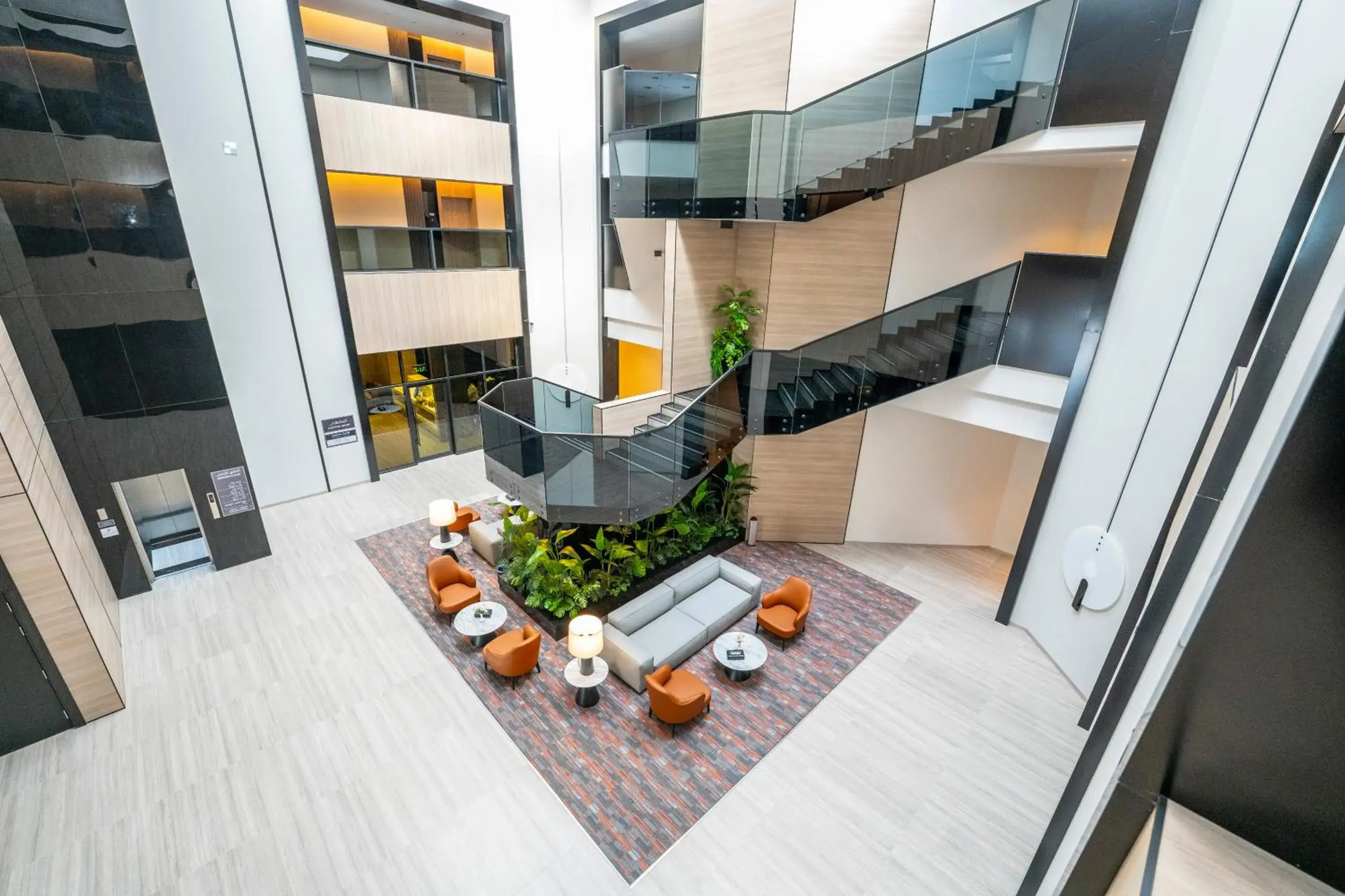 Lobby or reception in Manazel Aldiafah serviced Apartments AlSulymaniyah Lobby or reception in Manazel Aldiafah serviced Apartments AlSulymaniyah