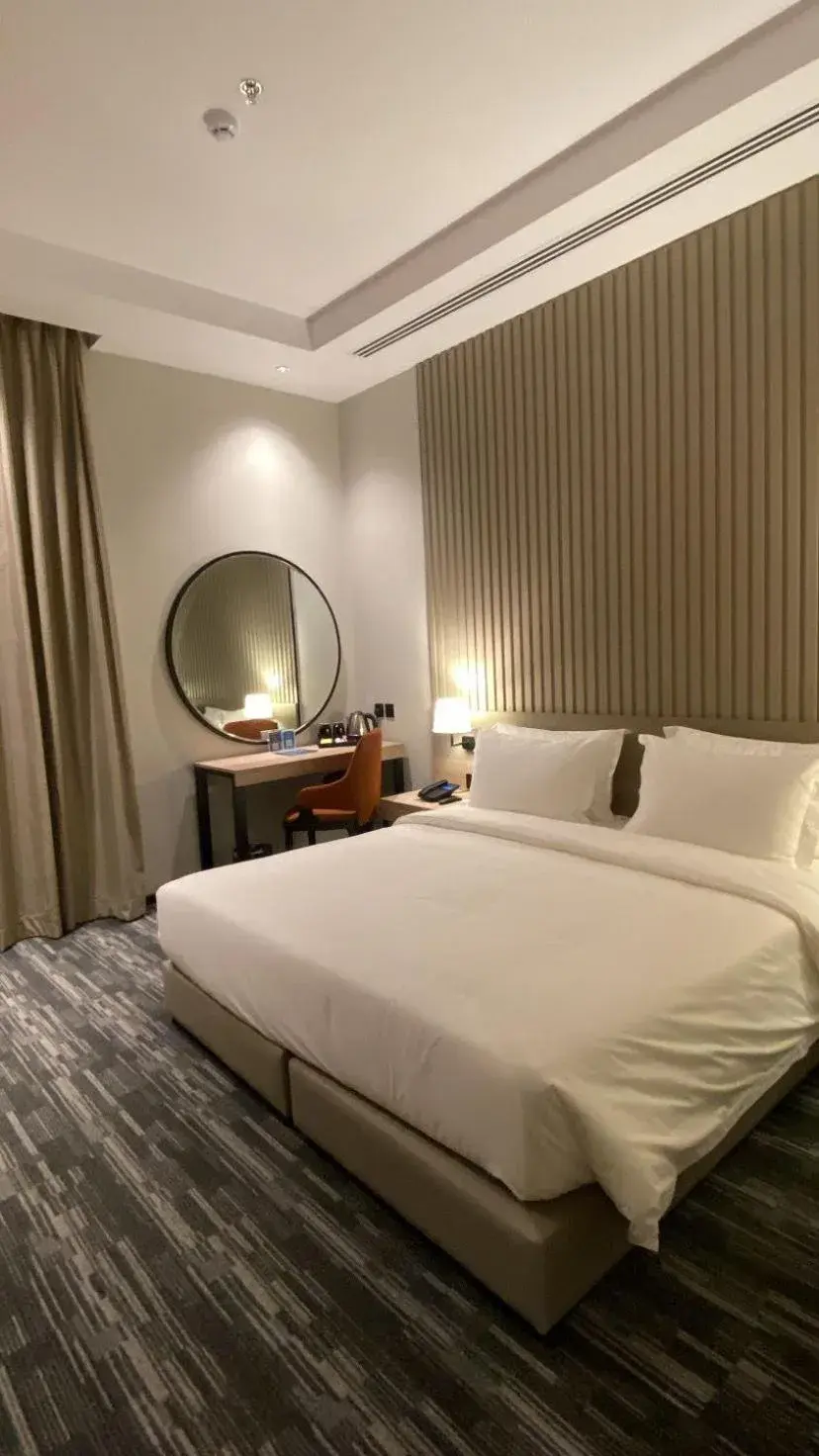 Bedroom, Bed in Manazel Aldiafah serviced Apartments AlSulymaniyah Bedroom, Bed in Manazel Aldiafah serviced Apartments AlSulymaniyah