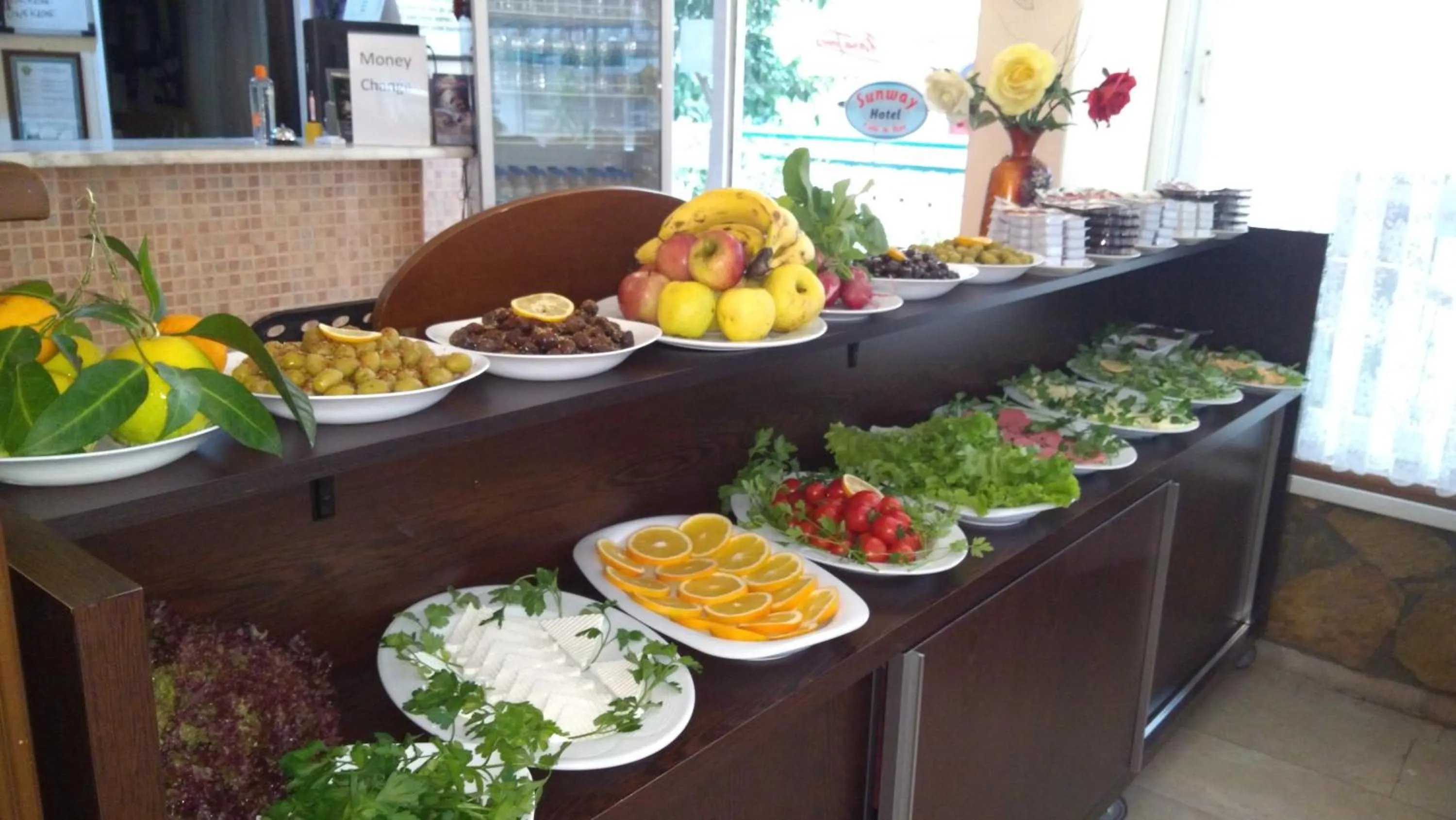 Buffet breakfast in Sunway Hotel