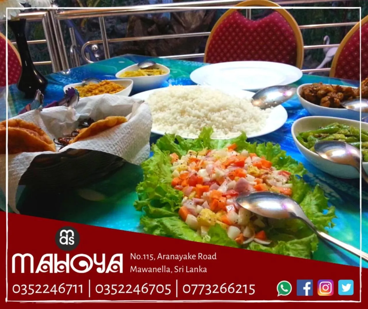 Restaurant/places to eat in Mahoya