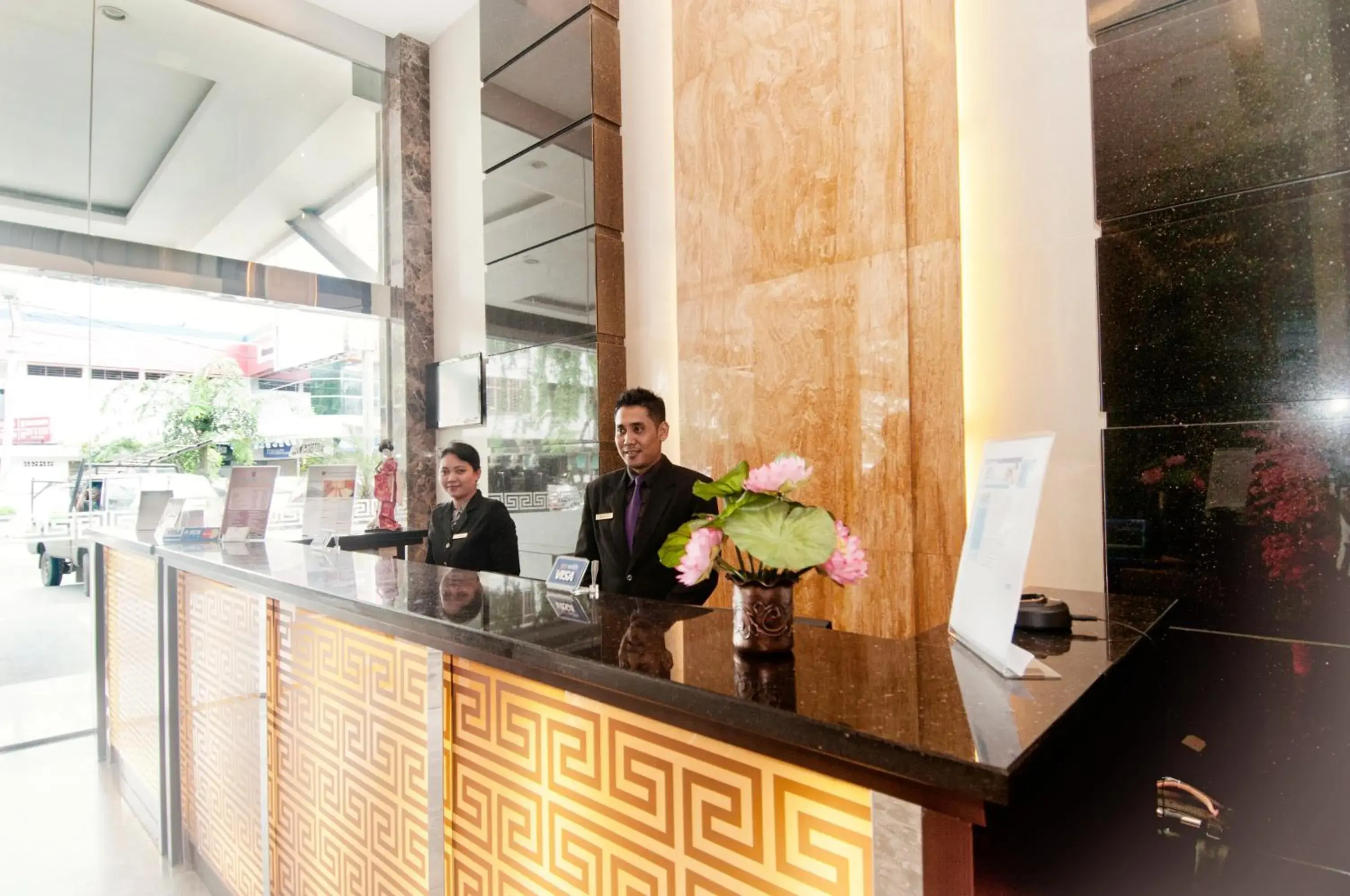 Lobby or reception in Grand Sakura Hotel Lobby or reception in Grand Sakura Hotel