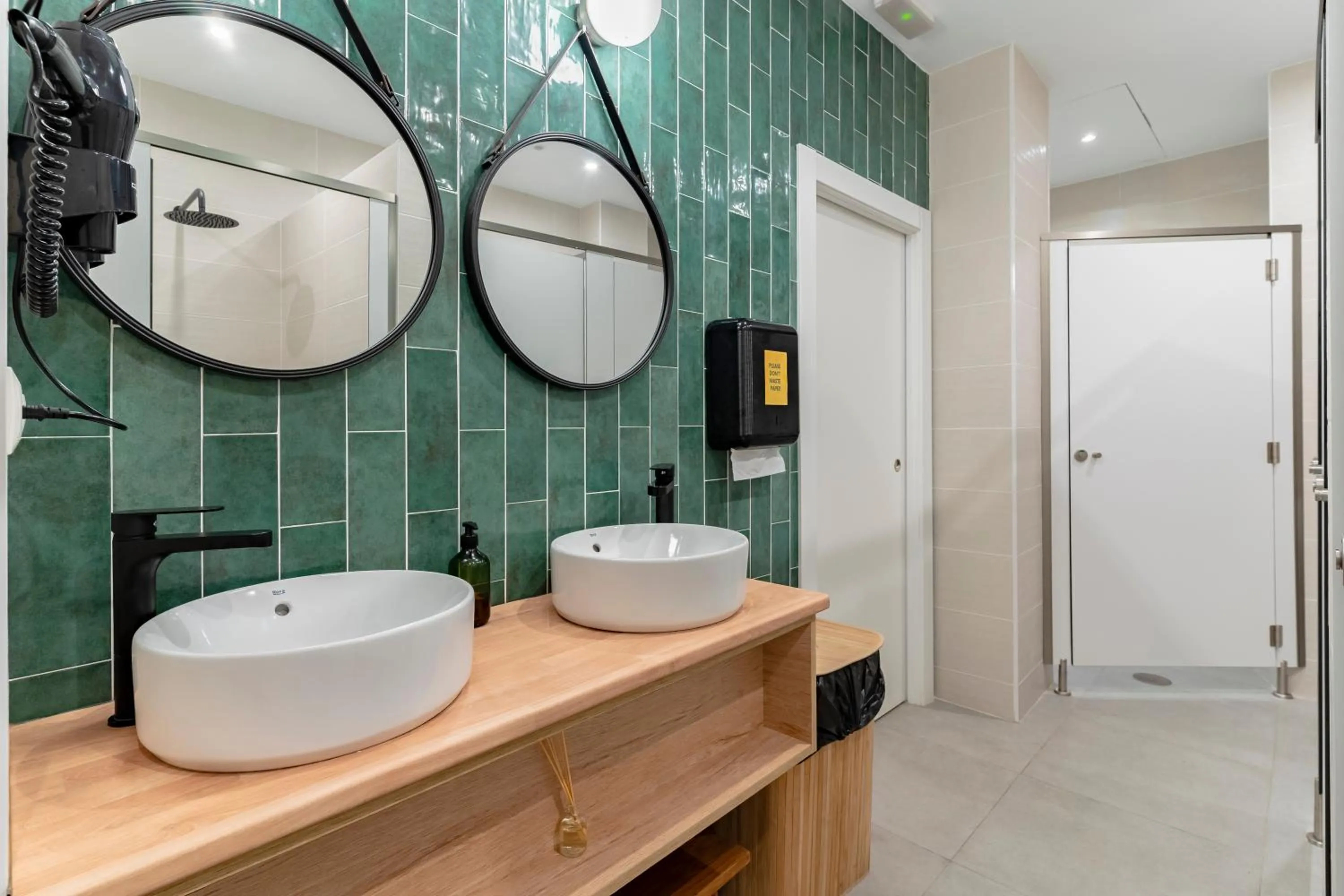 Shower in The Urban Jungle Hostel