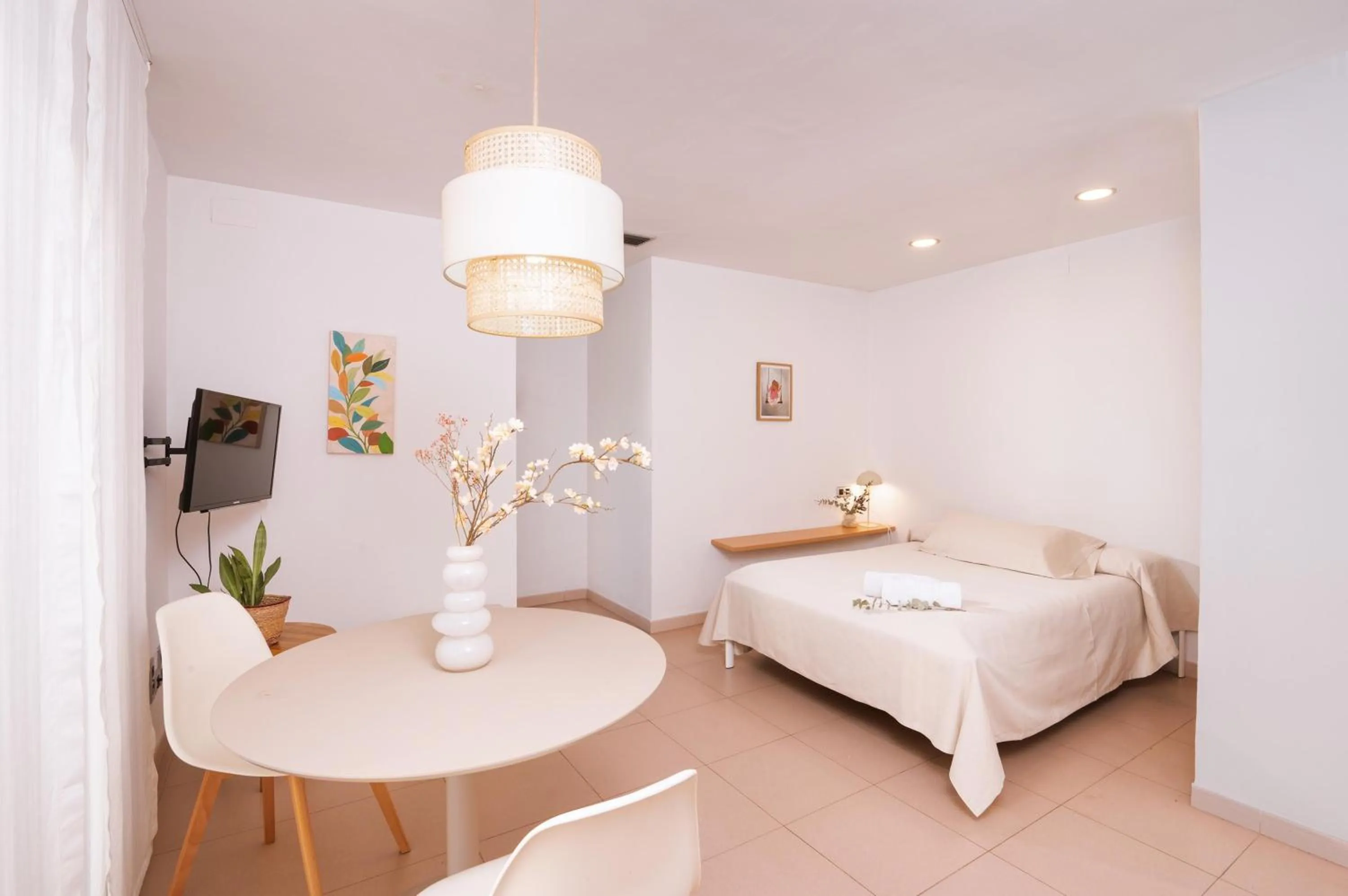 Bed in Apartamentos Porta Coeli