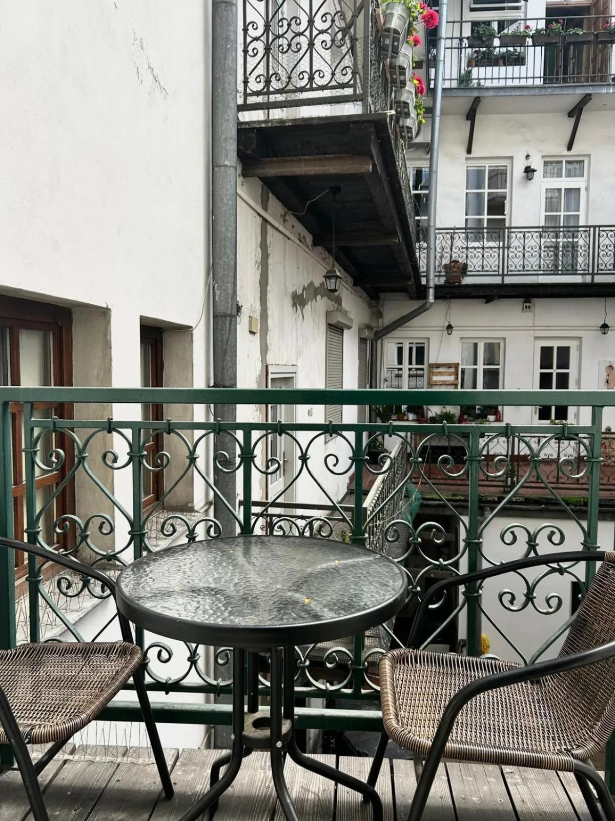 Balcony/Terrace in Florianska Gate Luxury Apartments