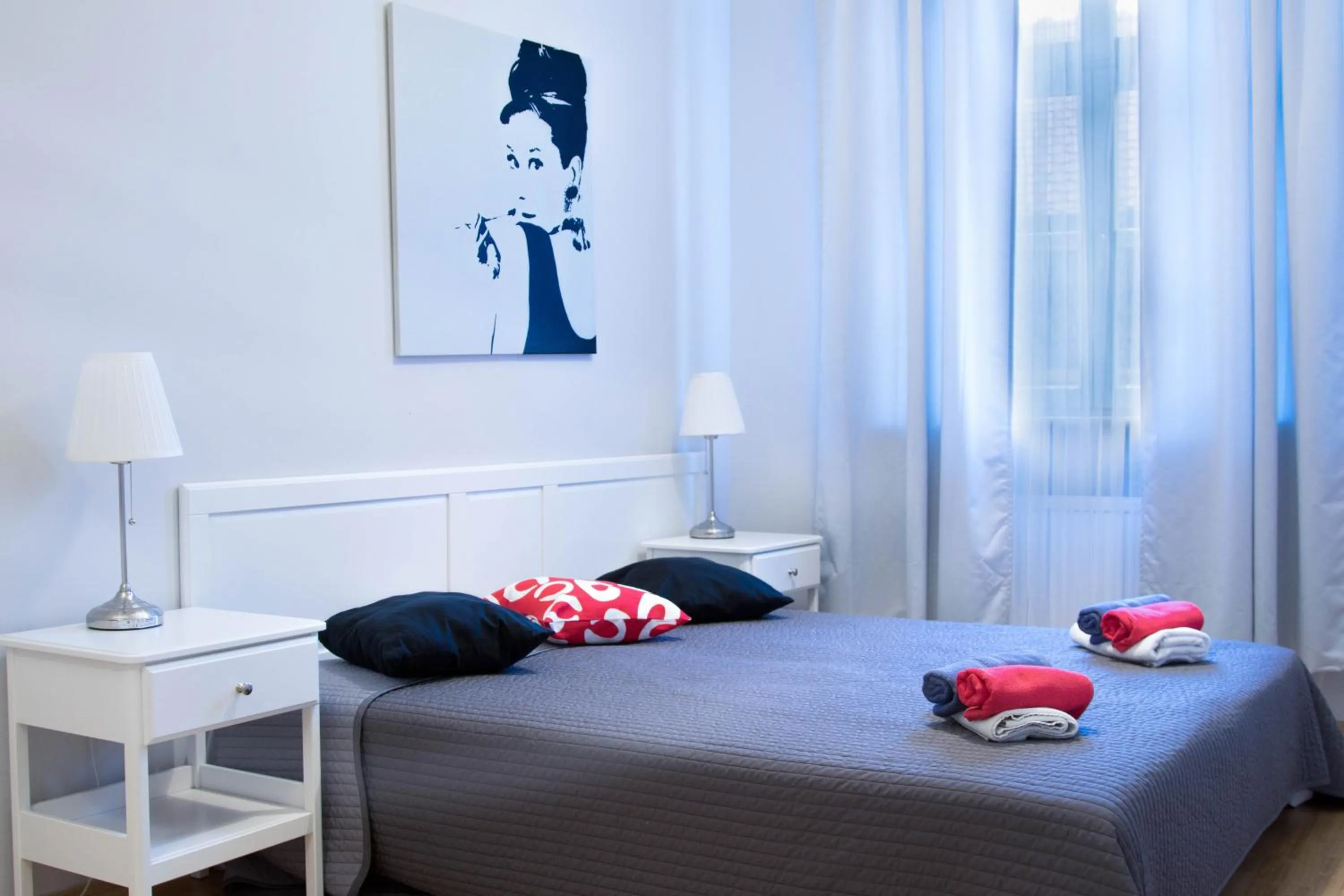 Bed in Florianska Gate Luxury Apartments