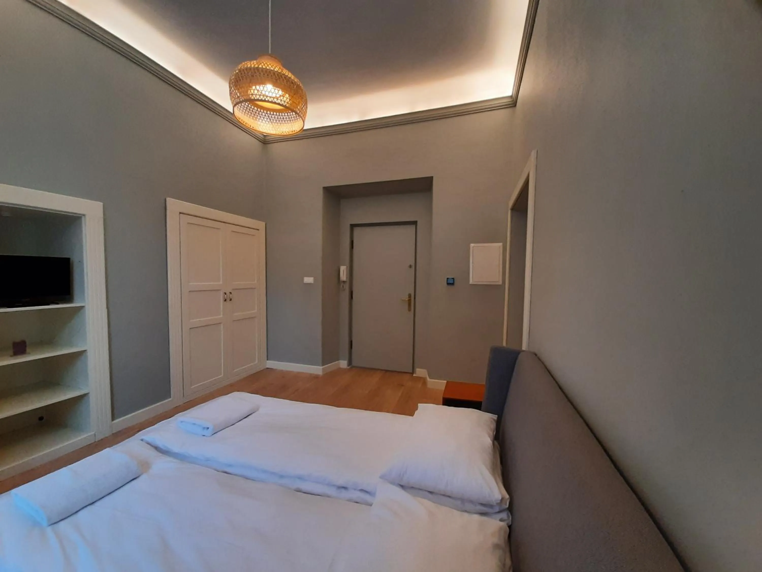 Bed in Florianska Gate Luxury Apartments