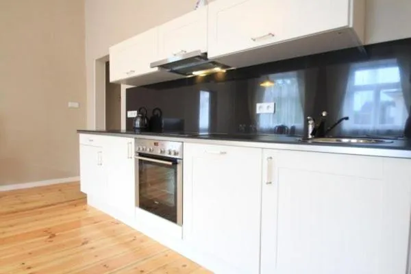 Kitchen or kitchenette in Florianska Gate Luxury Apartments