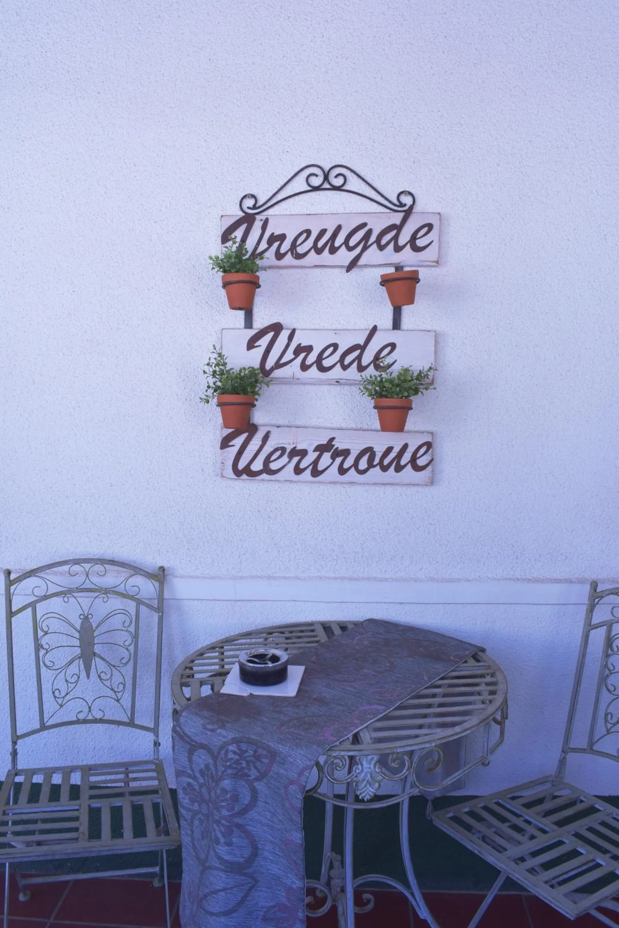 Patio in Lockerbie Lodge