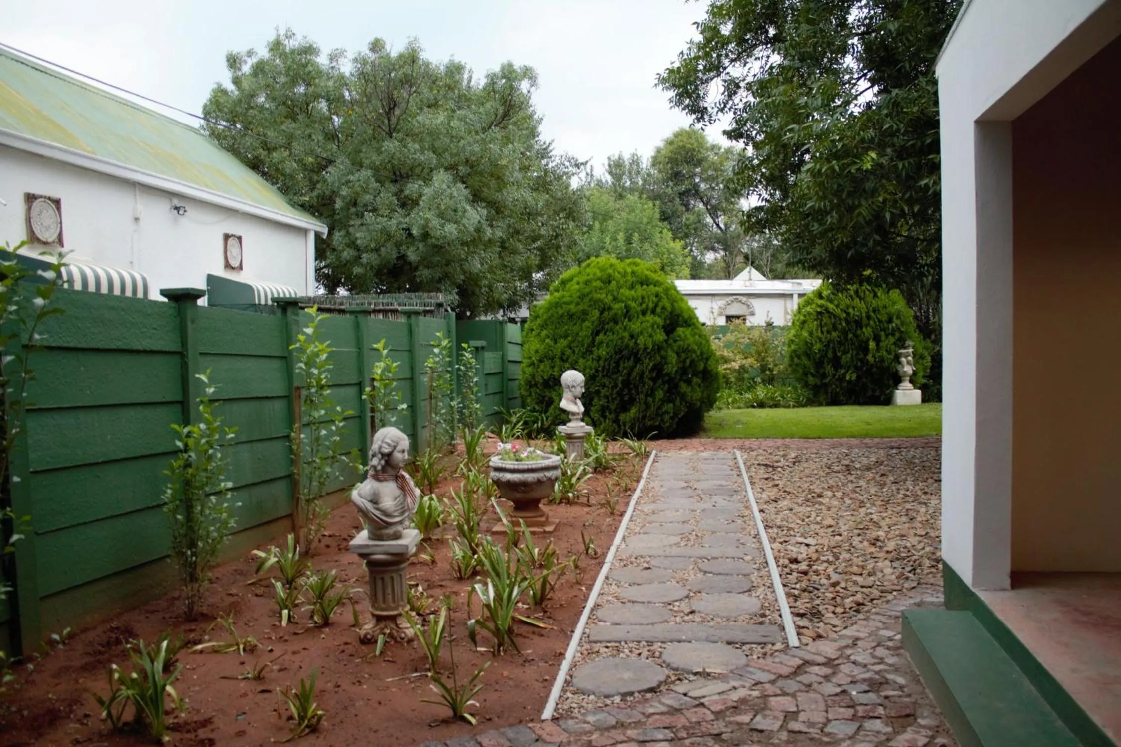 Garden in Lockerbie Lodge