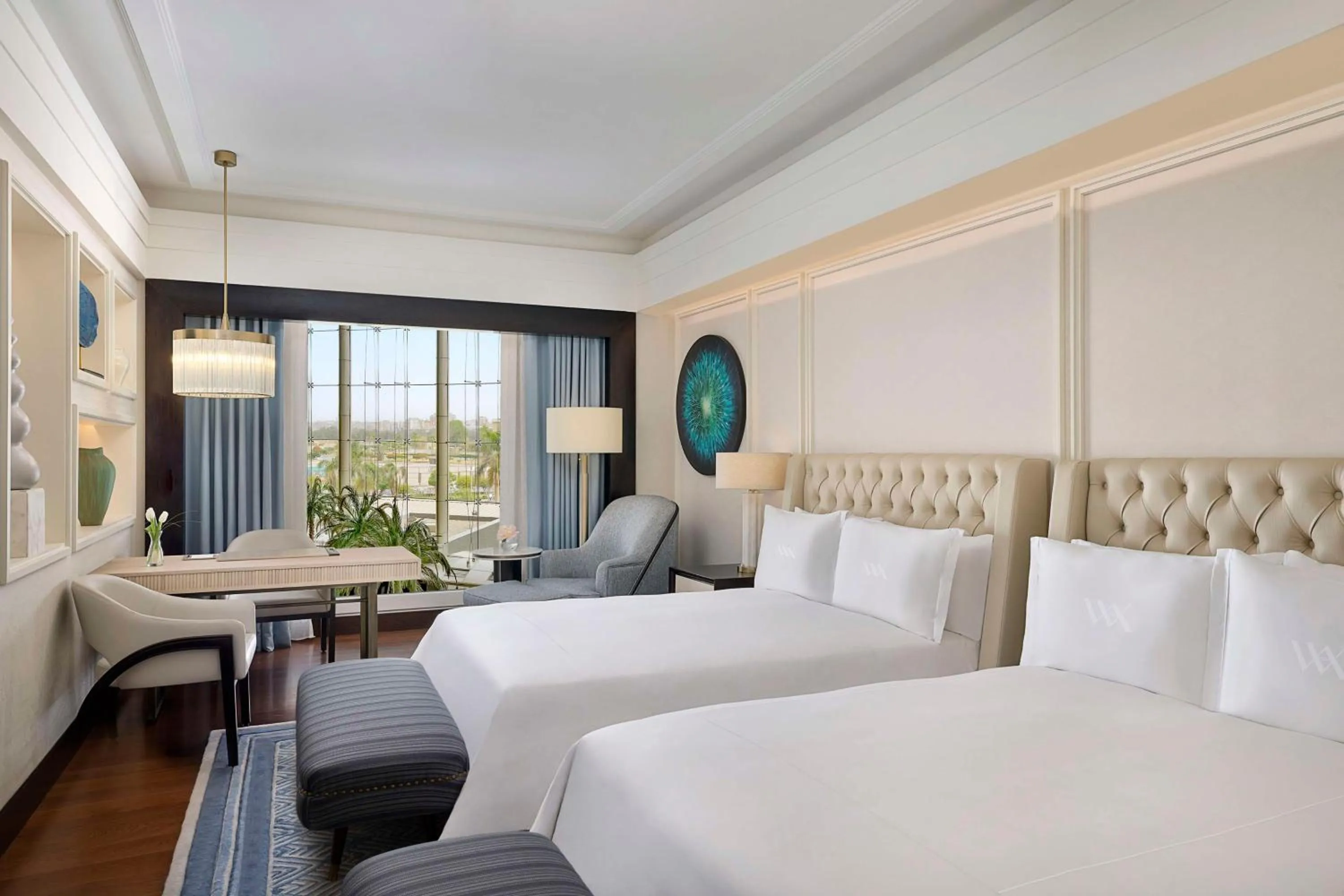 Bedroom, Bed in Waldorf Astoria Cairo Heliopolis