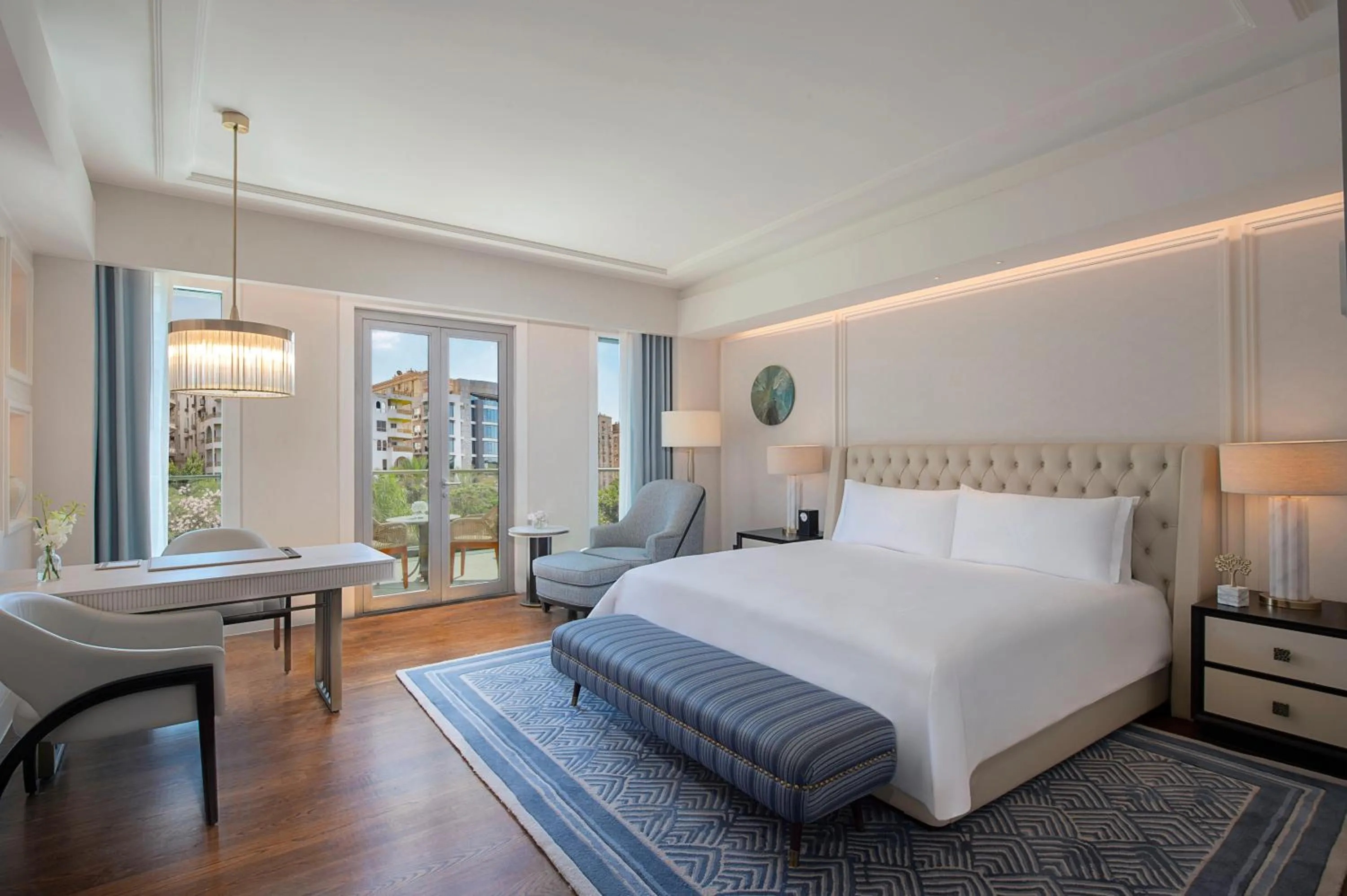 TV and multimedia, Bed in Waldorf Astoria Cairo Heliopolis