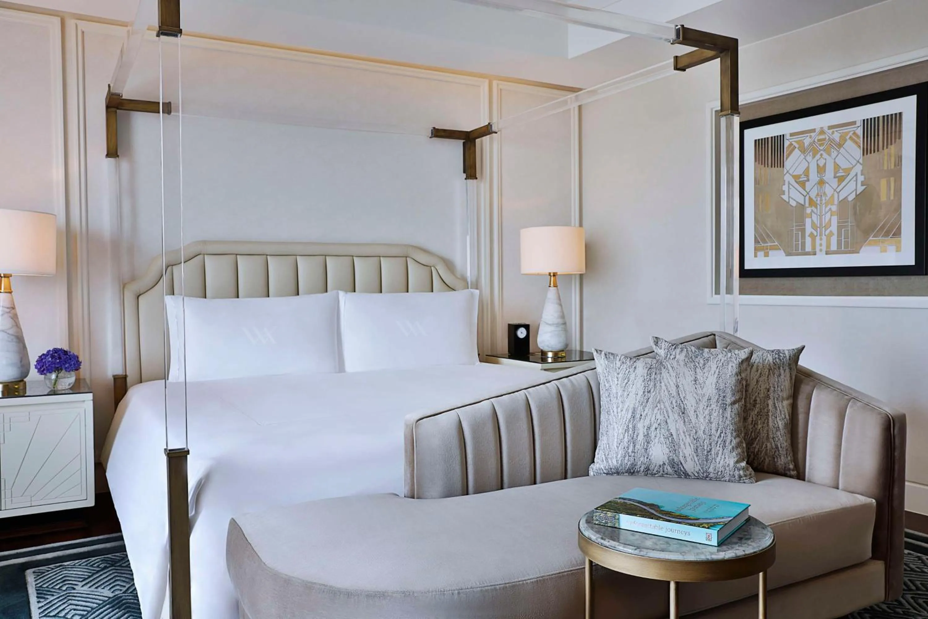 Toilet, Bed in Waldorf Astoria Cairo Heliopolis