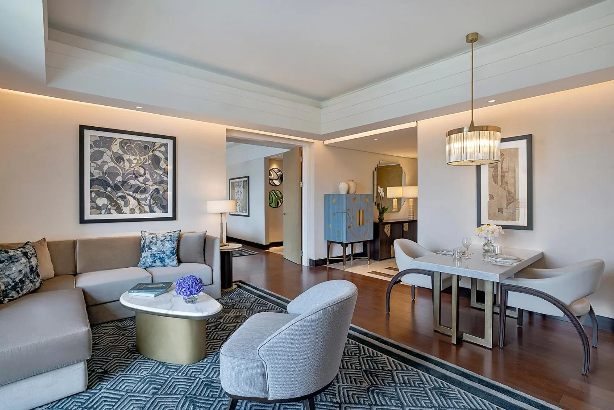 Seating area in Waldorf Astoria Cairo Heliopolis