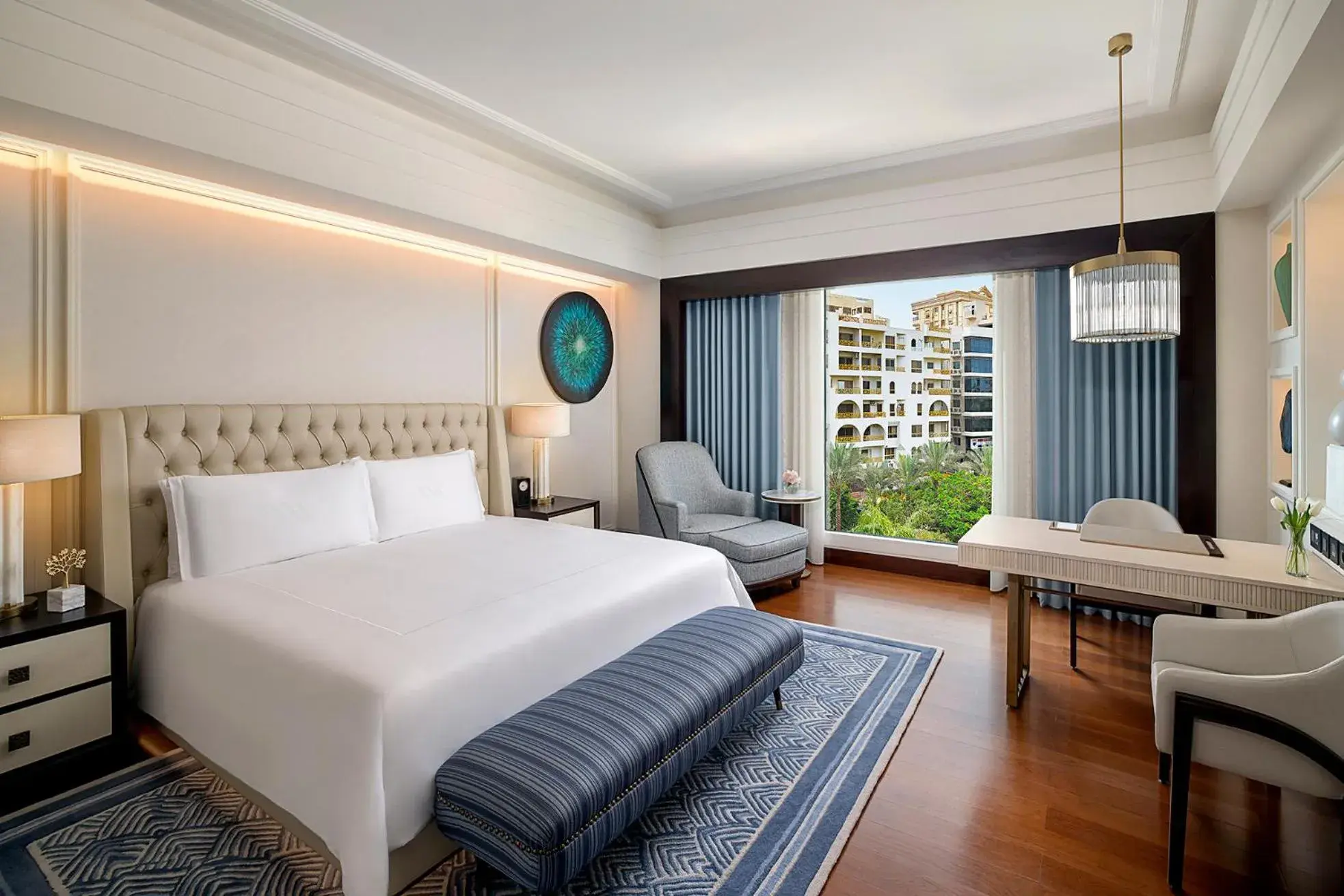 City view, Bed in Waldorf Astoria Cairo Heliopolis City view, Bed in Waldorf Astoria Cairo Heliopolis