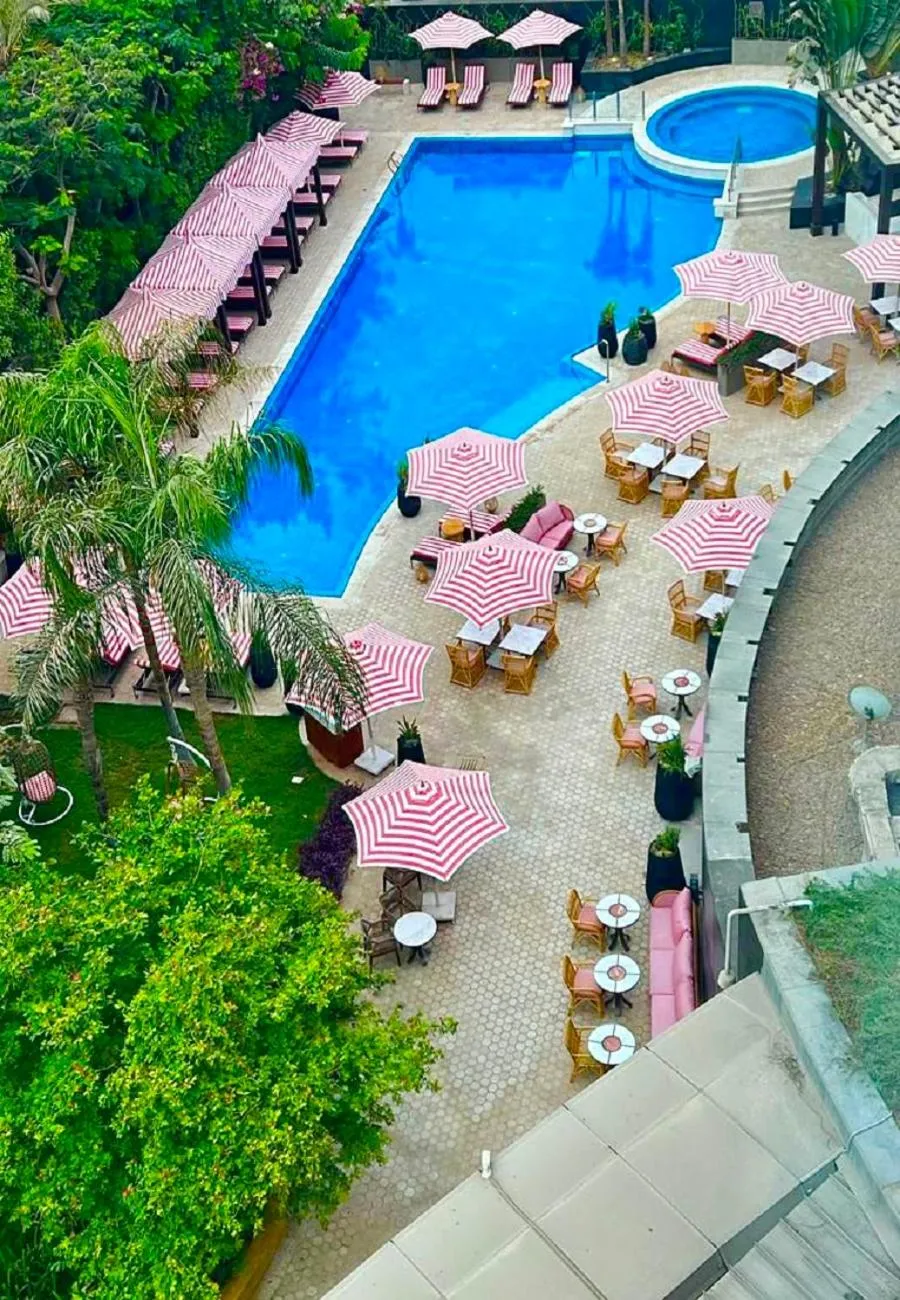 Swimming pool in Waldorf Astoria Cairo Heliopolis