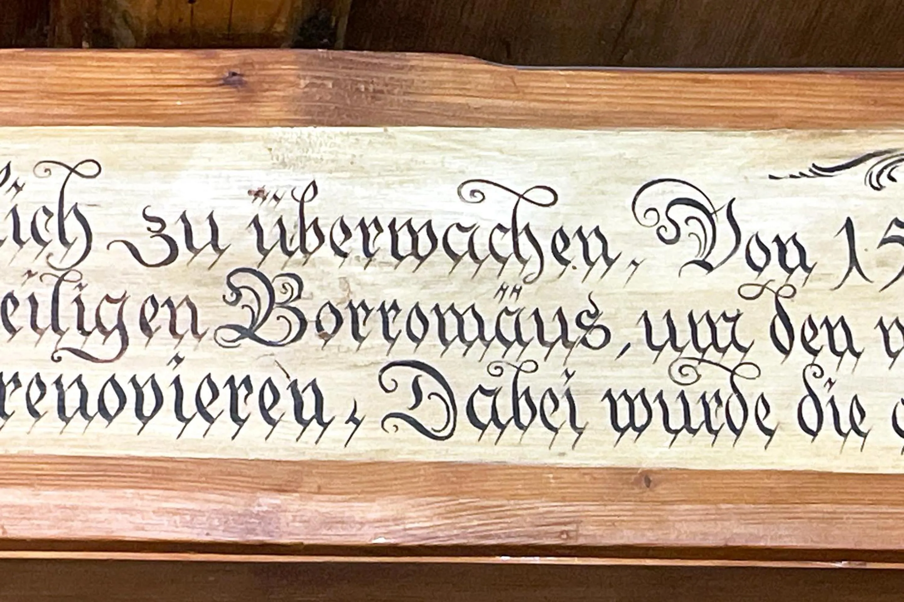 Decorative detail in Hotel Schlüssel