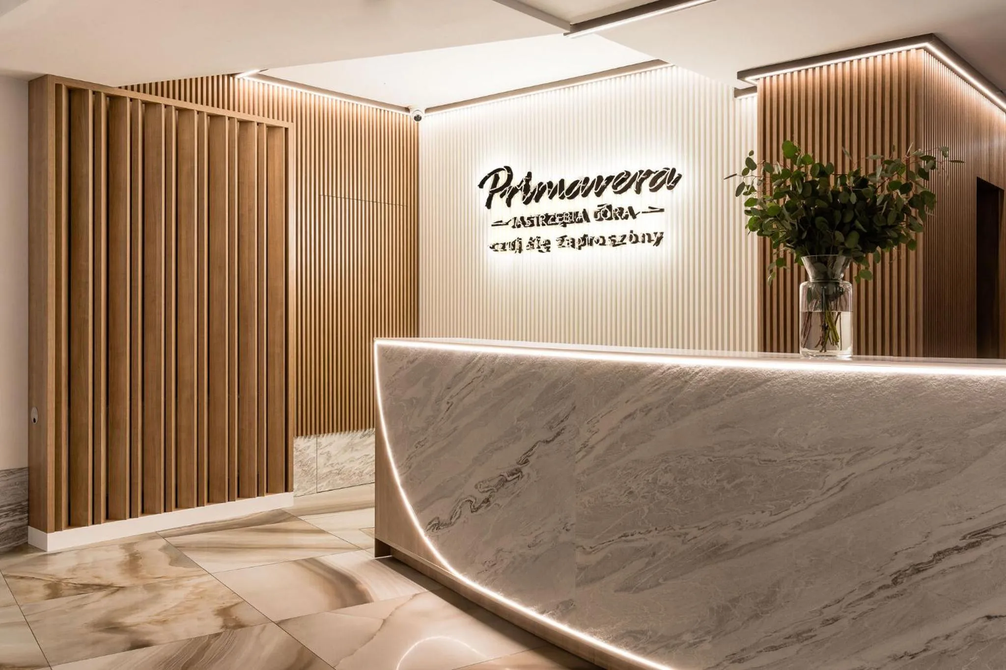 Lobby or reception in Primavera Jastrzębia Góra
