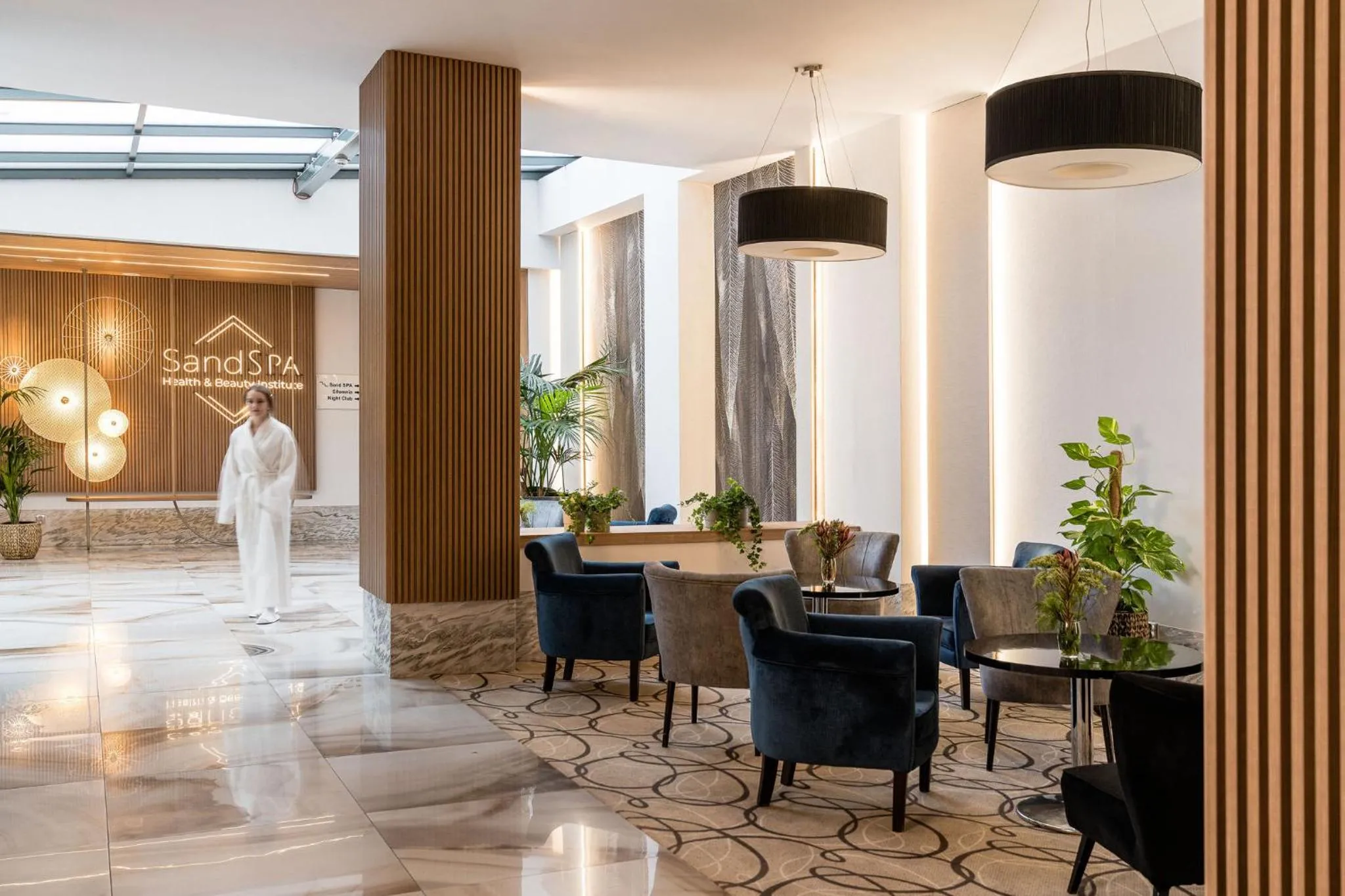 Lobby or reception in Primavera Jastrzębia Góra