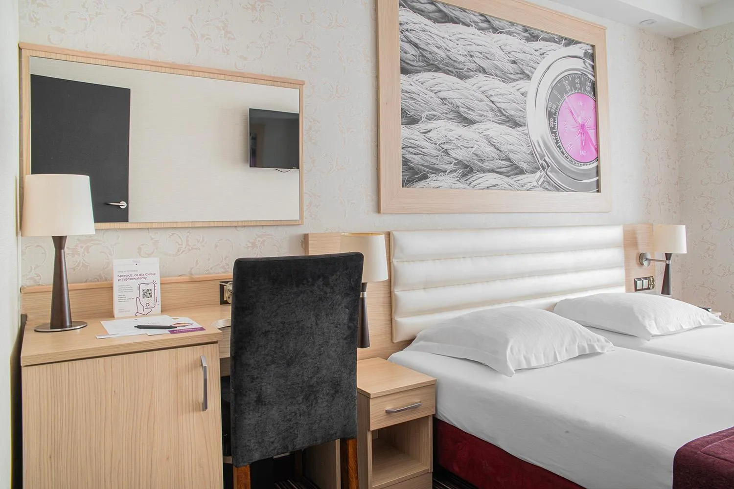 Photo of the whole room, Bed in Primavera Jastrzębia Góra