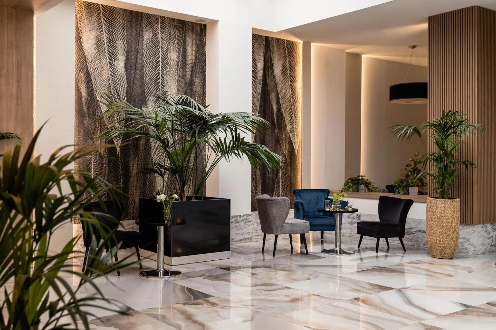 Lobby or reception in Primavera Jastrzębia Góra