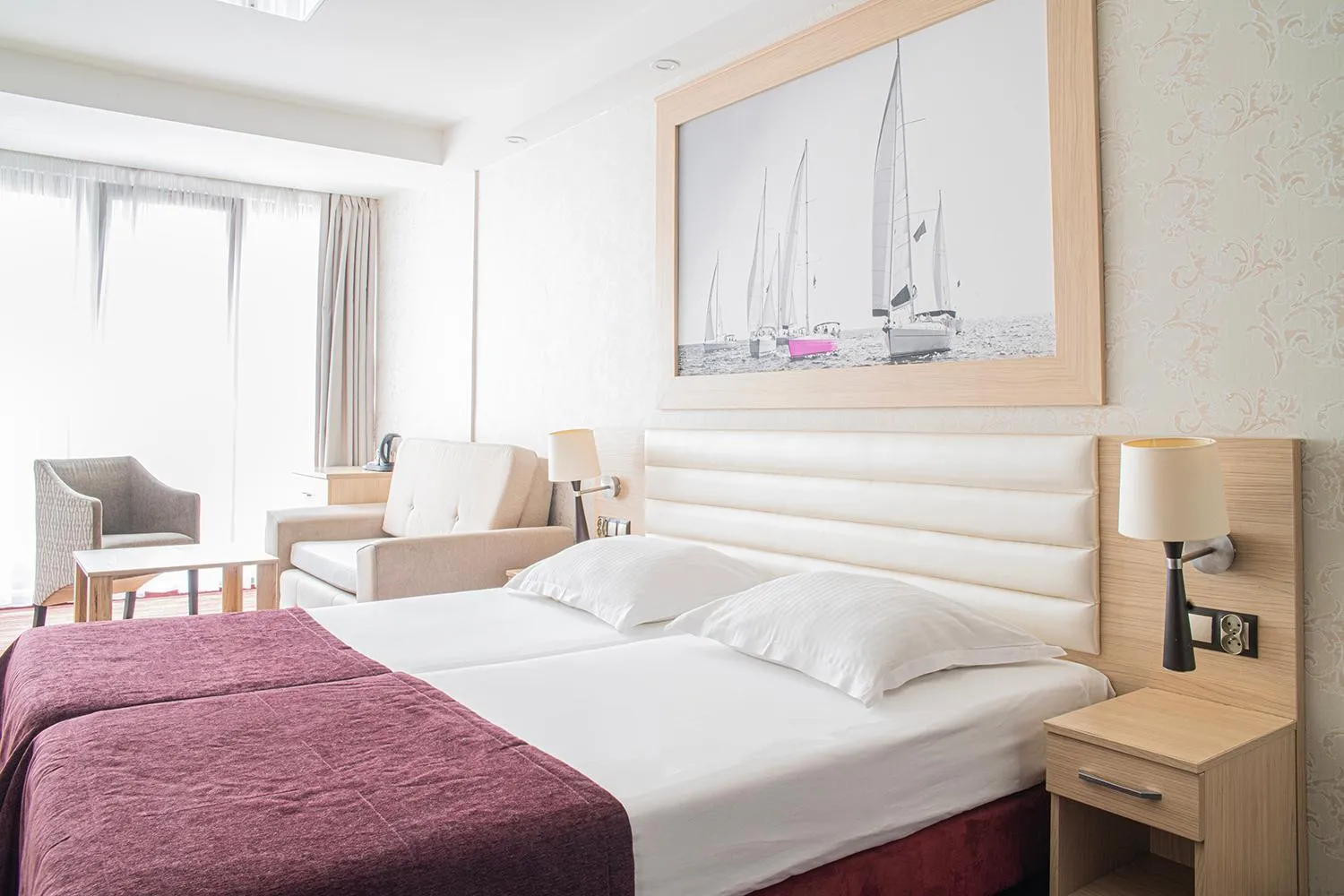 Photo of the whole room, Bed in Primavera Jastrzębia Góra