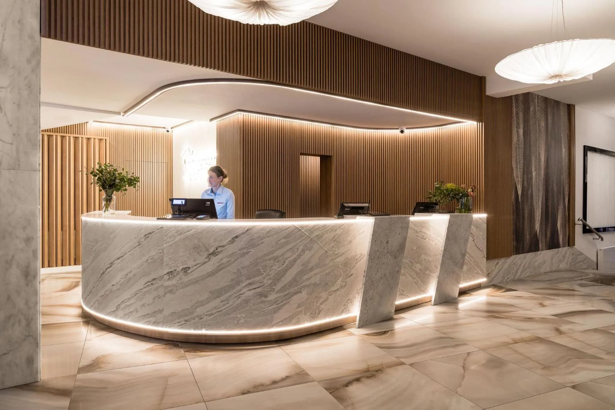 Lobby or reception in Primavera Jastrzębia Góra