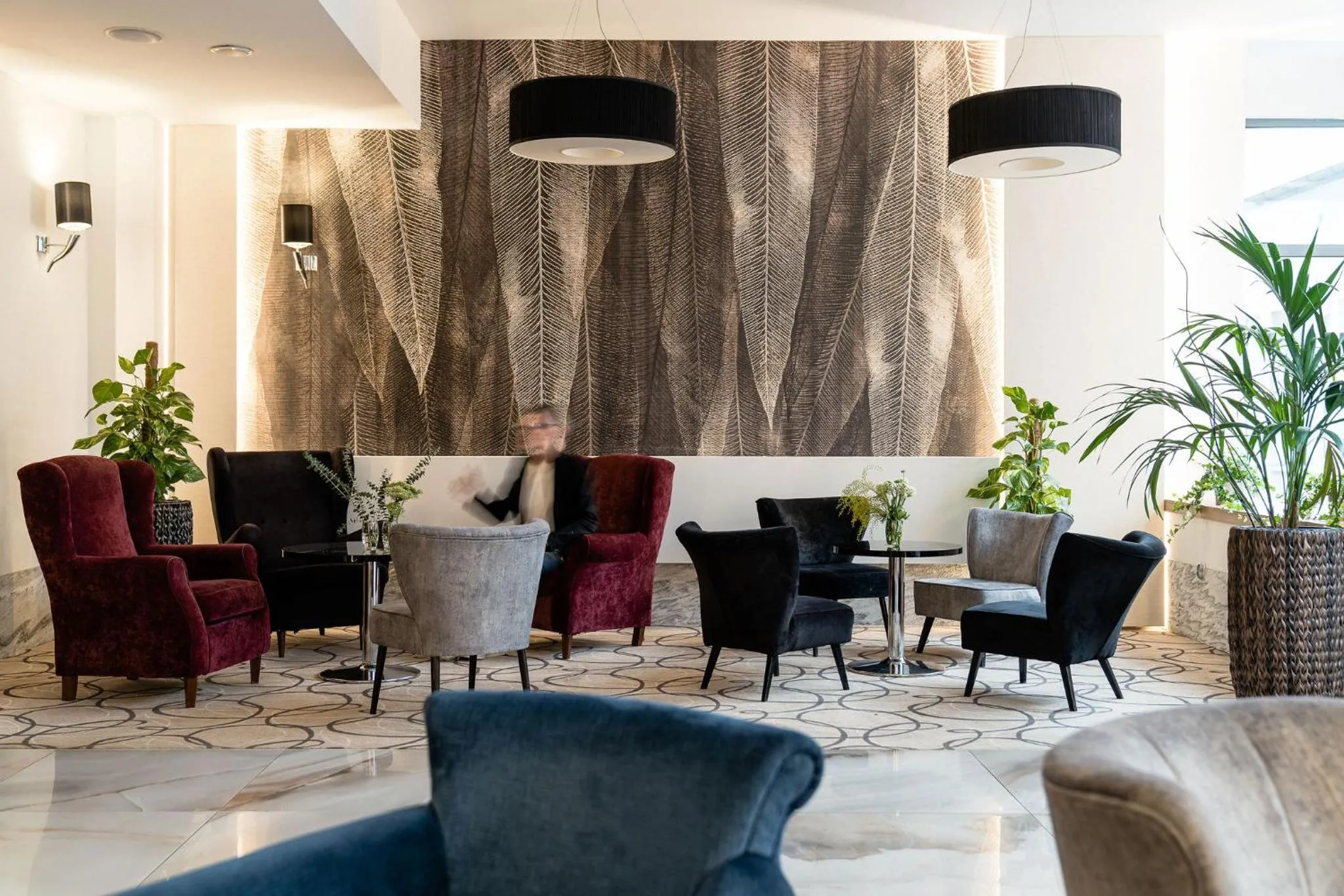 Lobby or reception in Primavera Jastrzębia Góra
