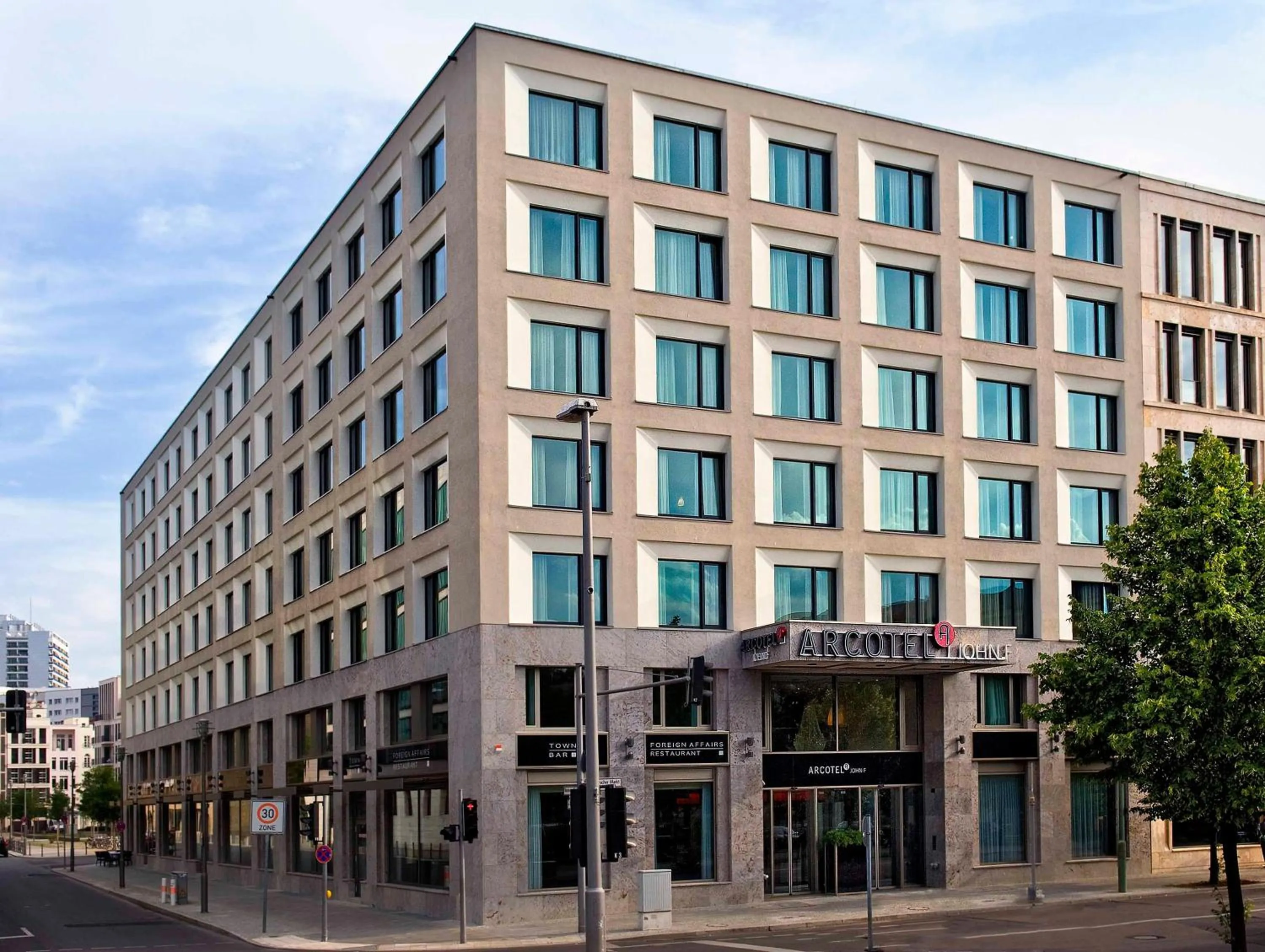 Property building in ARCOTEL John F Berlin