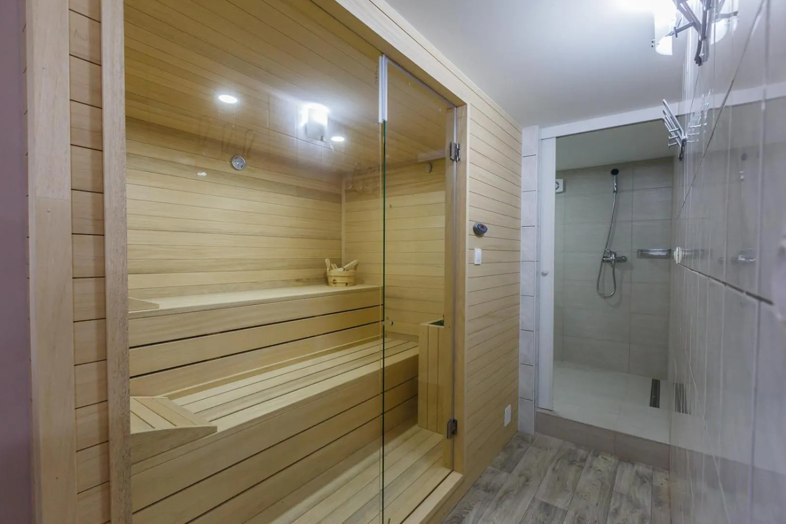 Sauna in Villa Tea