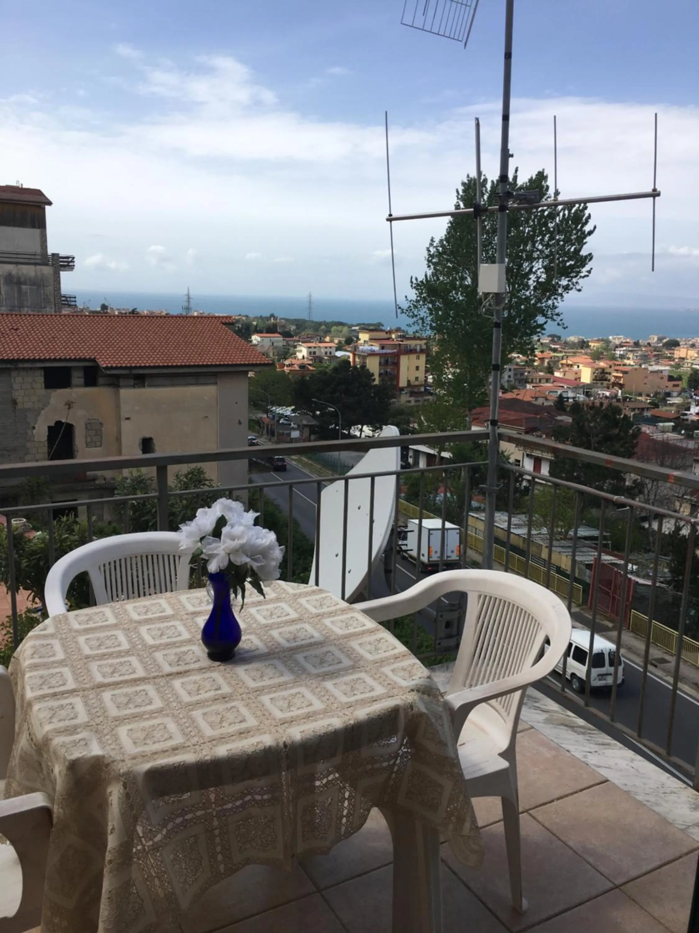 Balcony/Terrace in villa eden