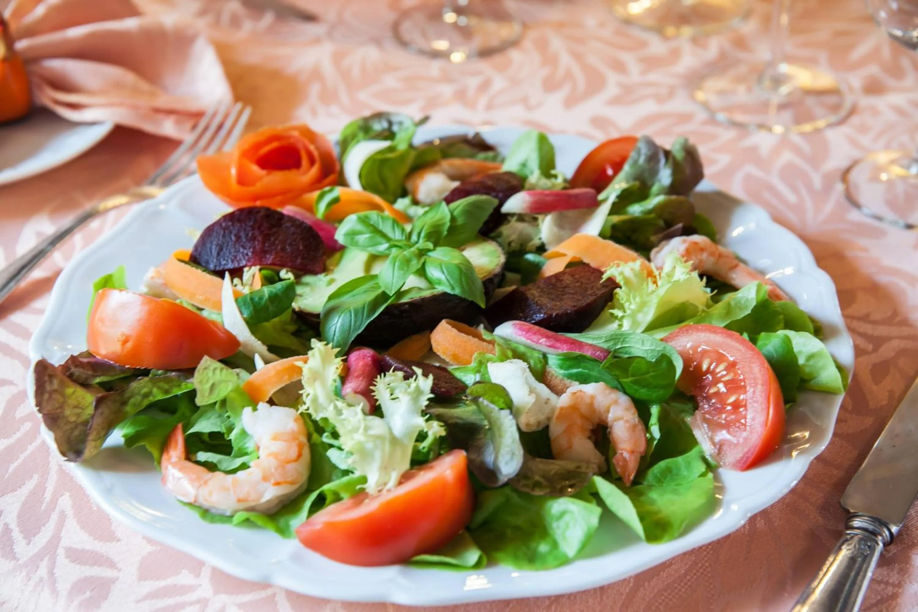 Dinner in Hostellerie Sarrasine, Mâcon Est - Teritoria