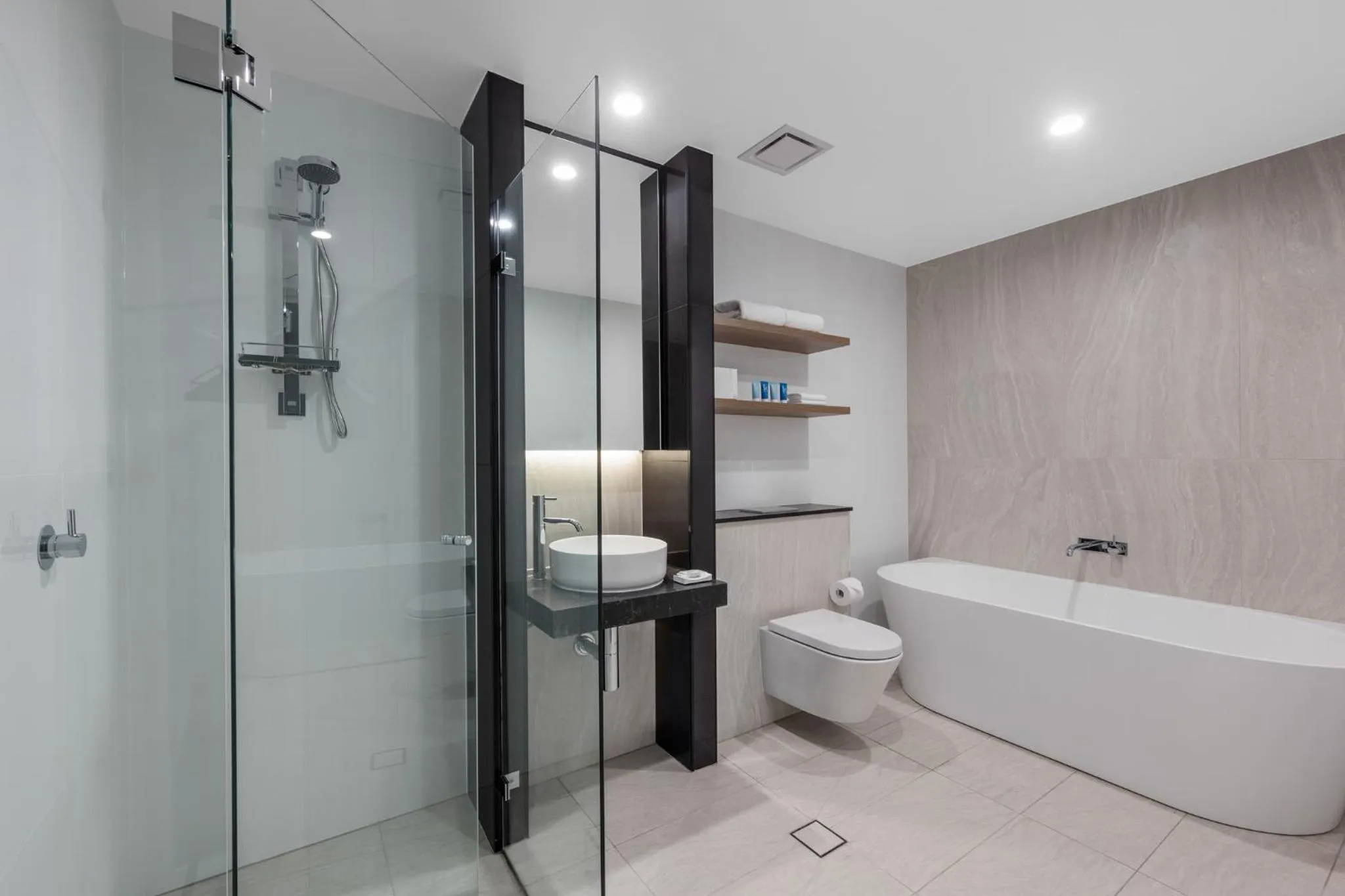 Bathroom in Meriton Suites Sussex Street, Sydney