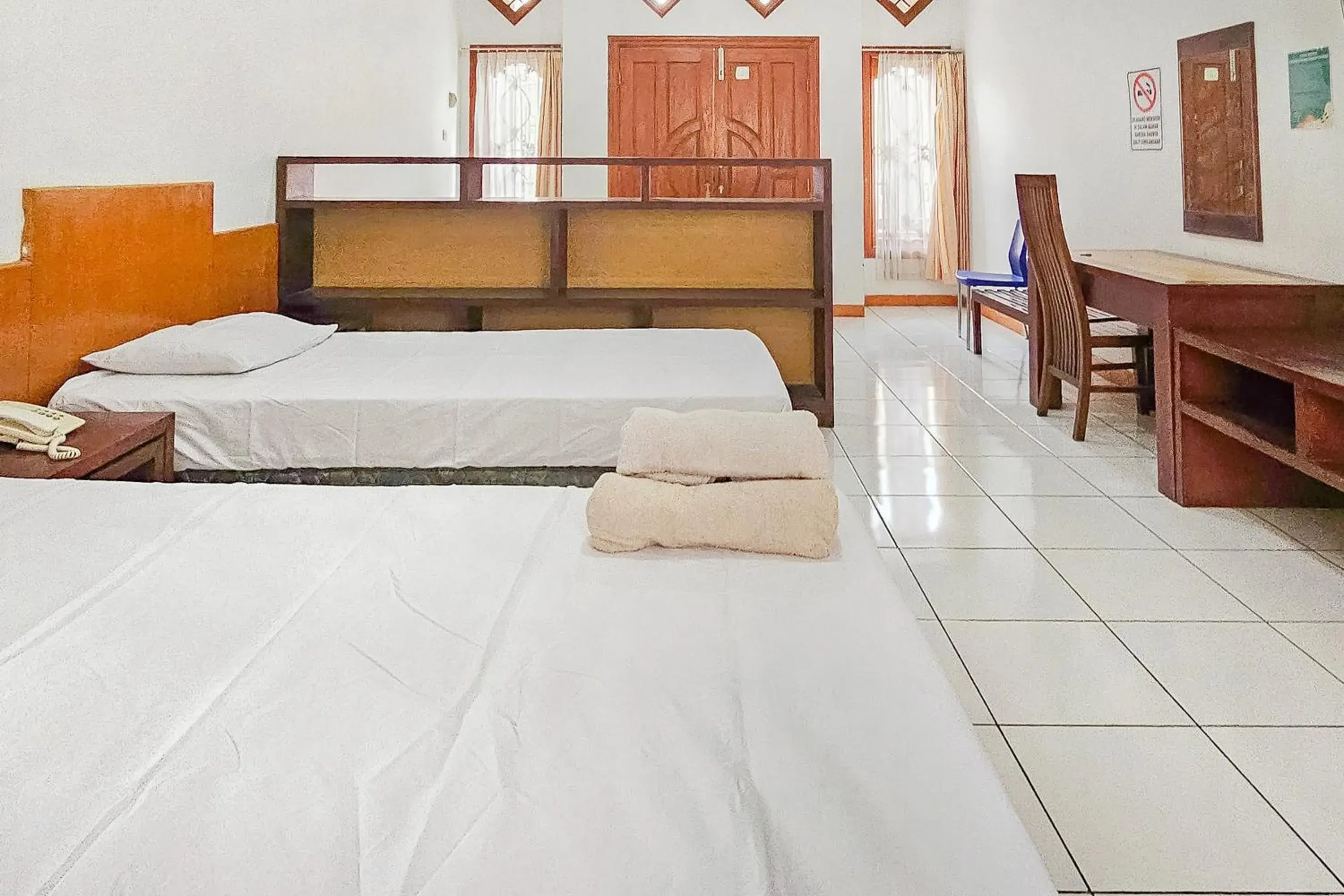 Bed in Pandu Prima Guest House Syariah Mitra Reddoorz Bed in Pandu Prima Guest House Syariah Mitra Reddoorz