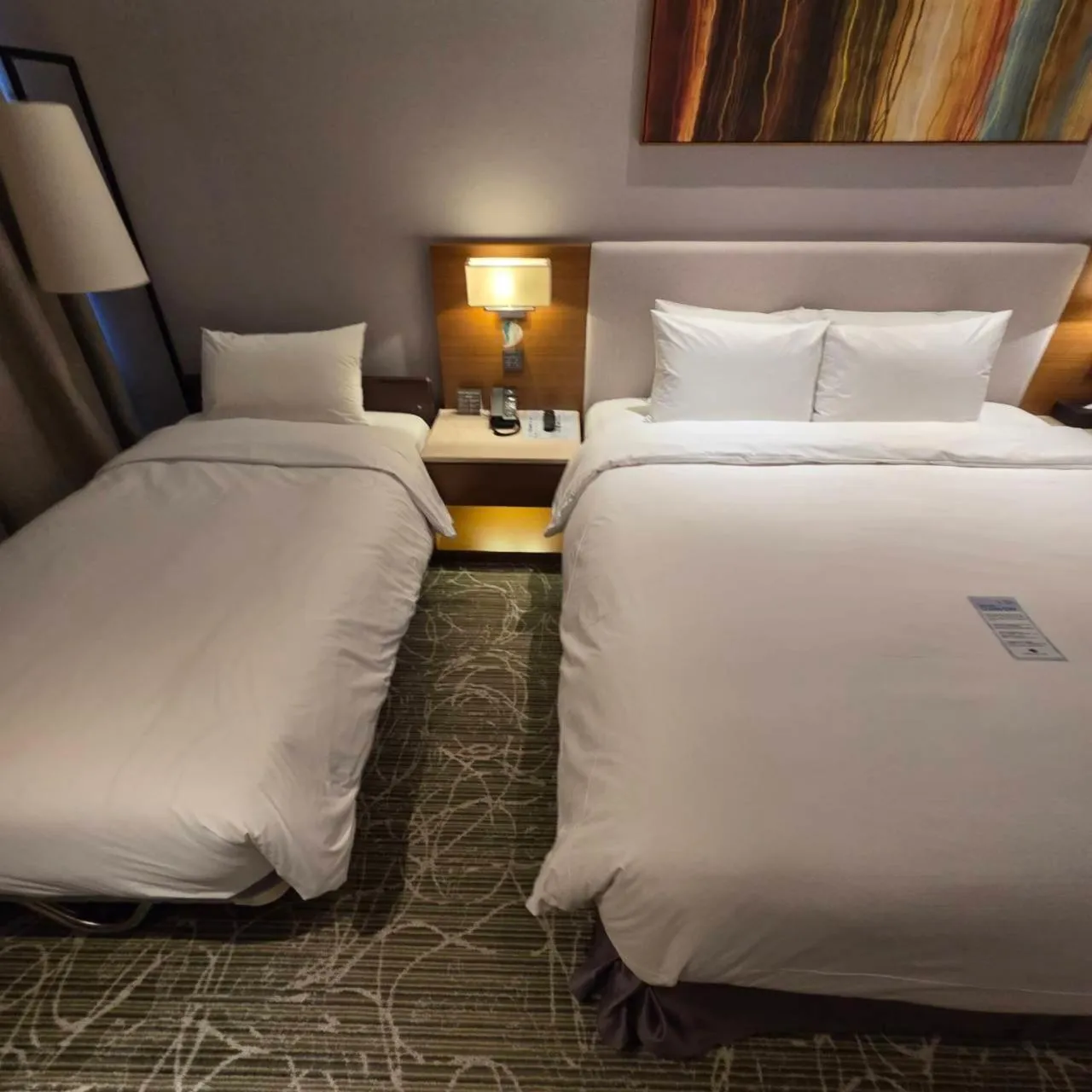 Bed in Hotel Skypark Central Seoul Pangyo
