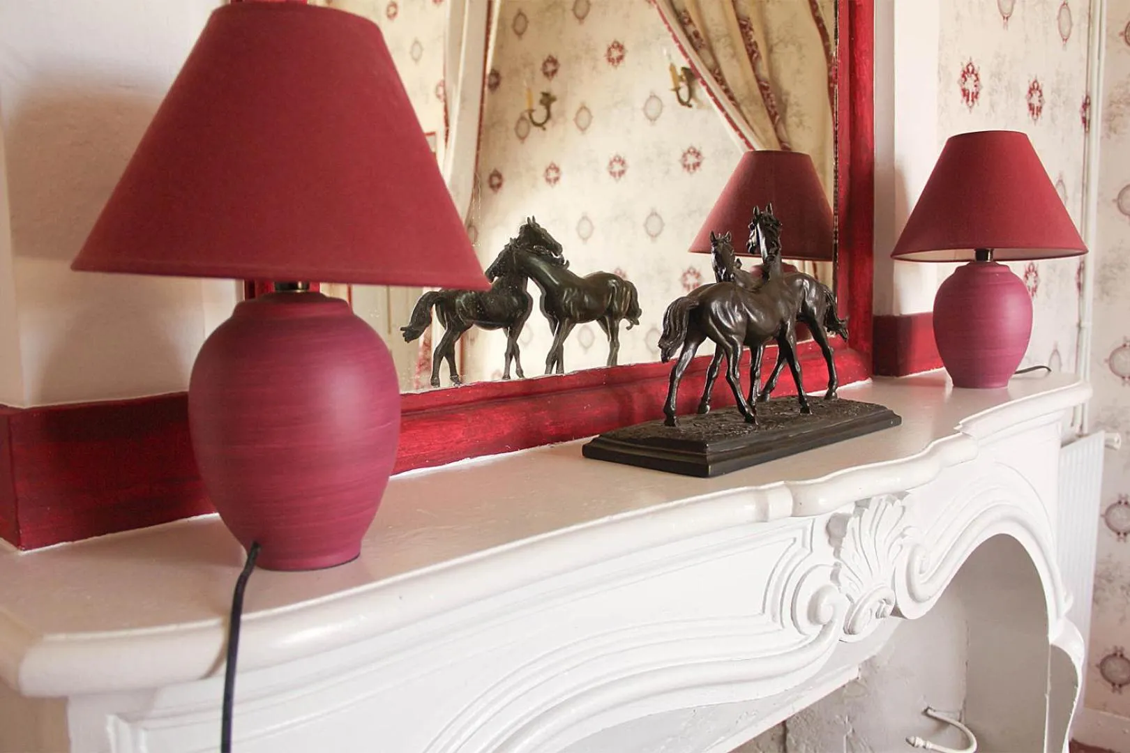Decorative detail in Chambres d'hôtes au Château de Gizeux
