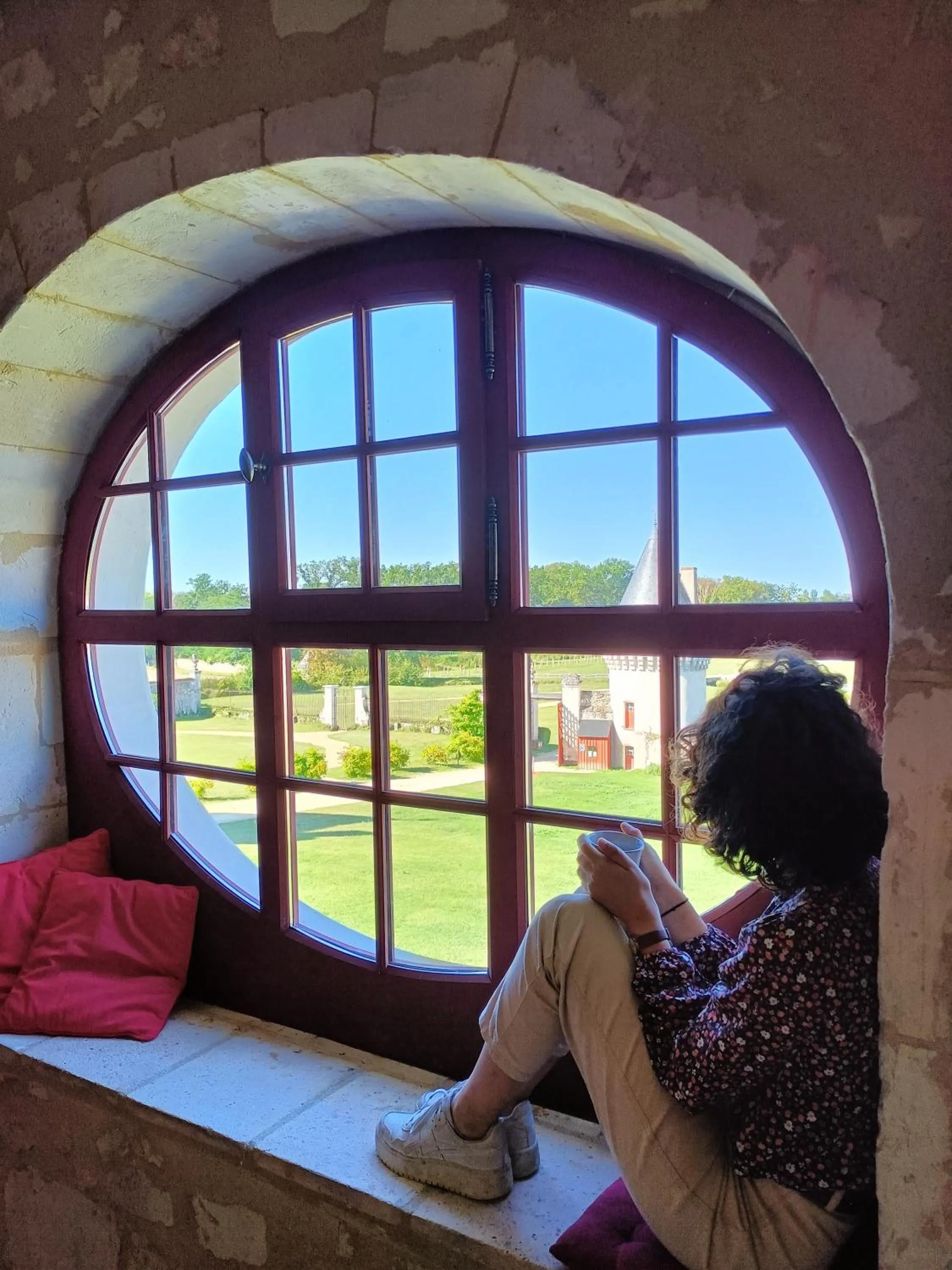Natural landscape in Chambres d'hôtes au Château de Gizeux