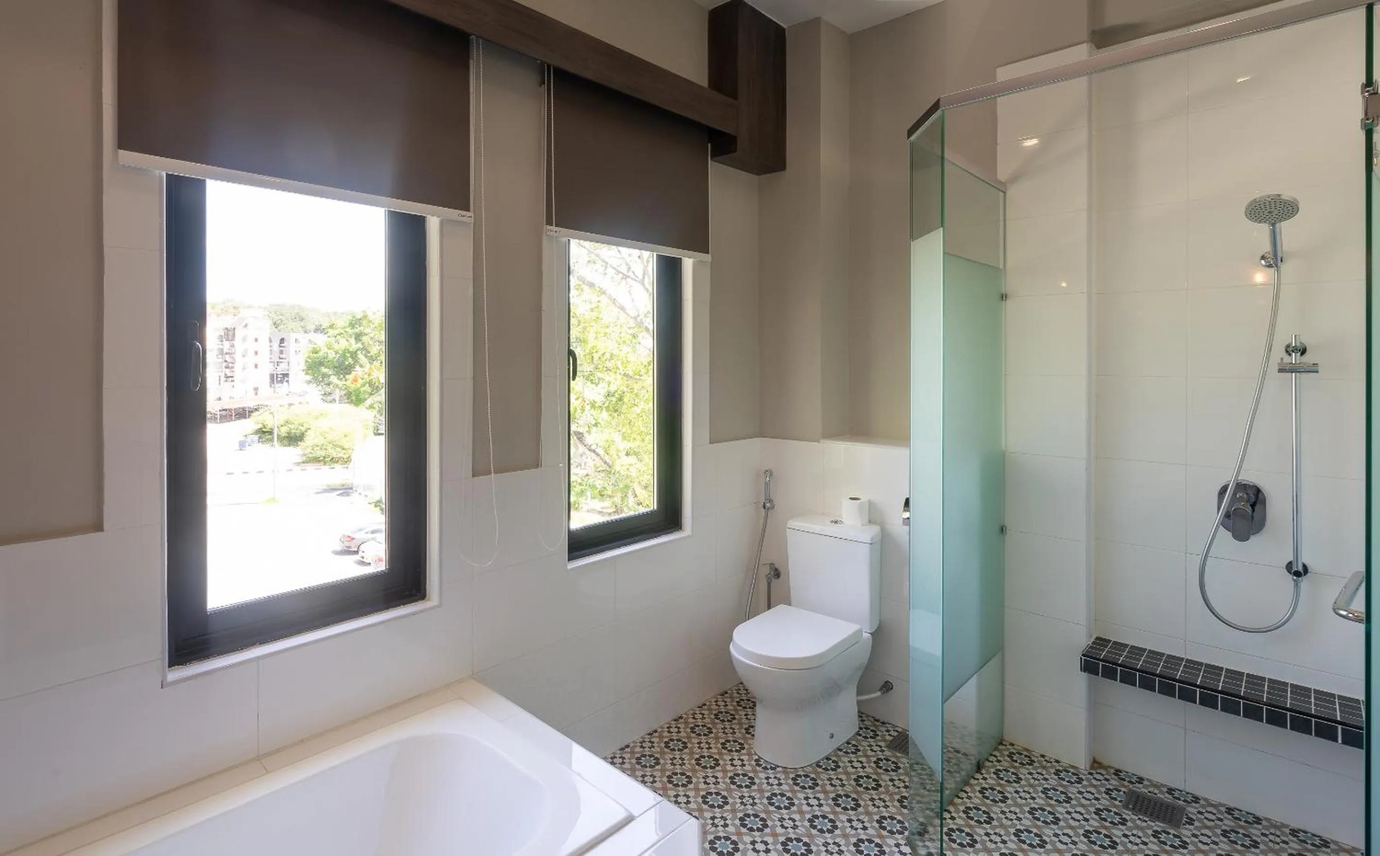 Shower in Treasures Hotel and Suites