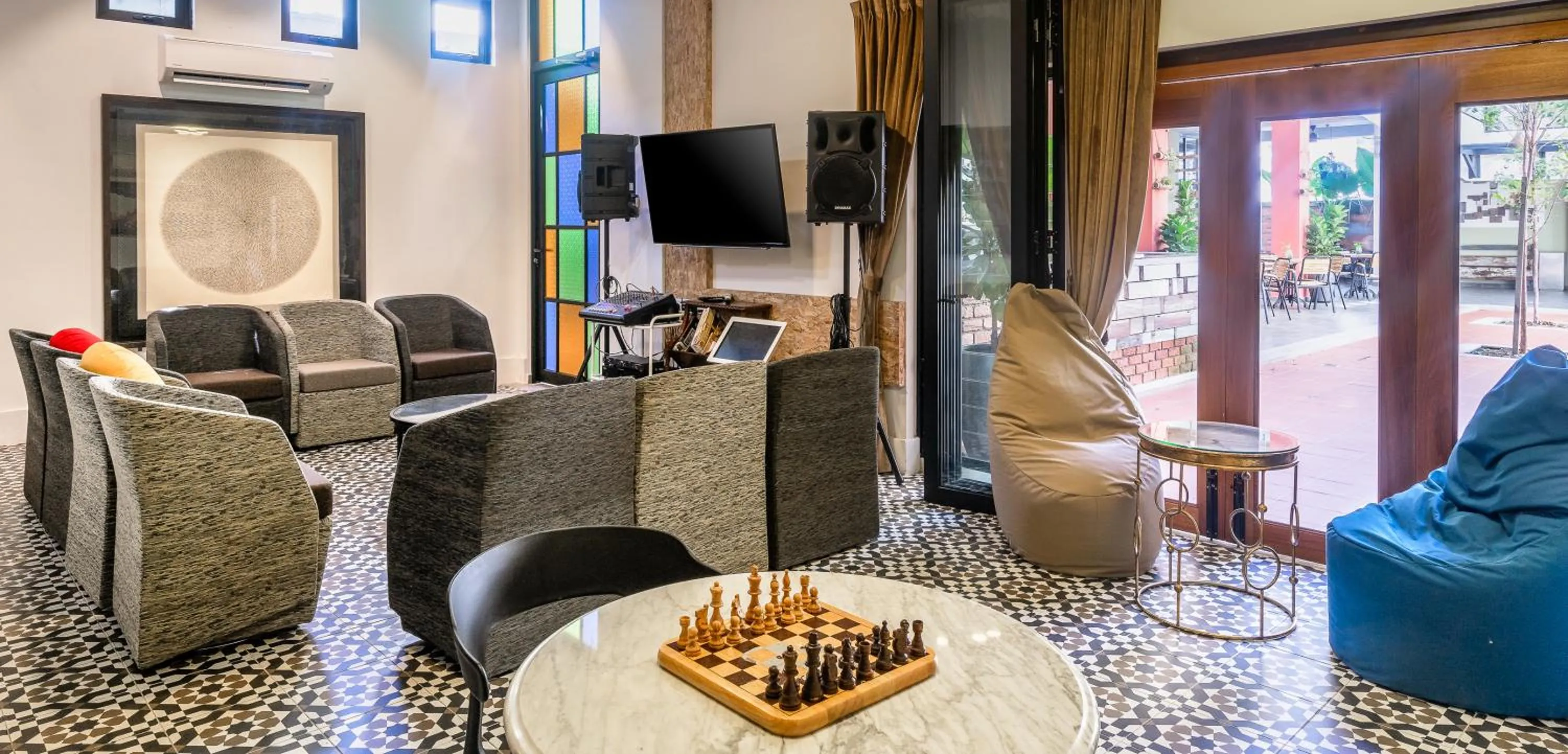 Seating area in Treasures Hotel and Suites