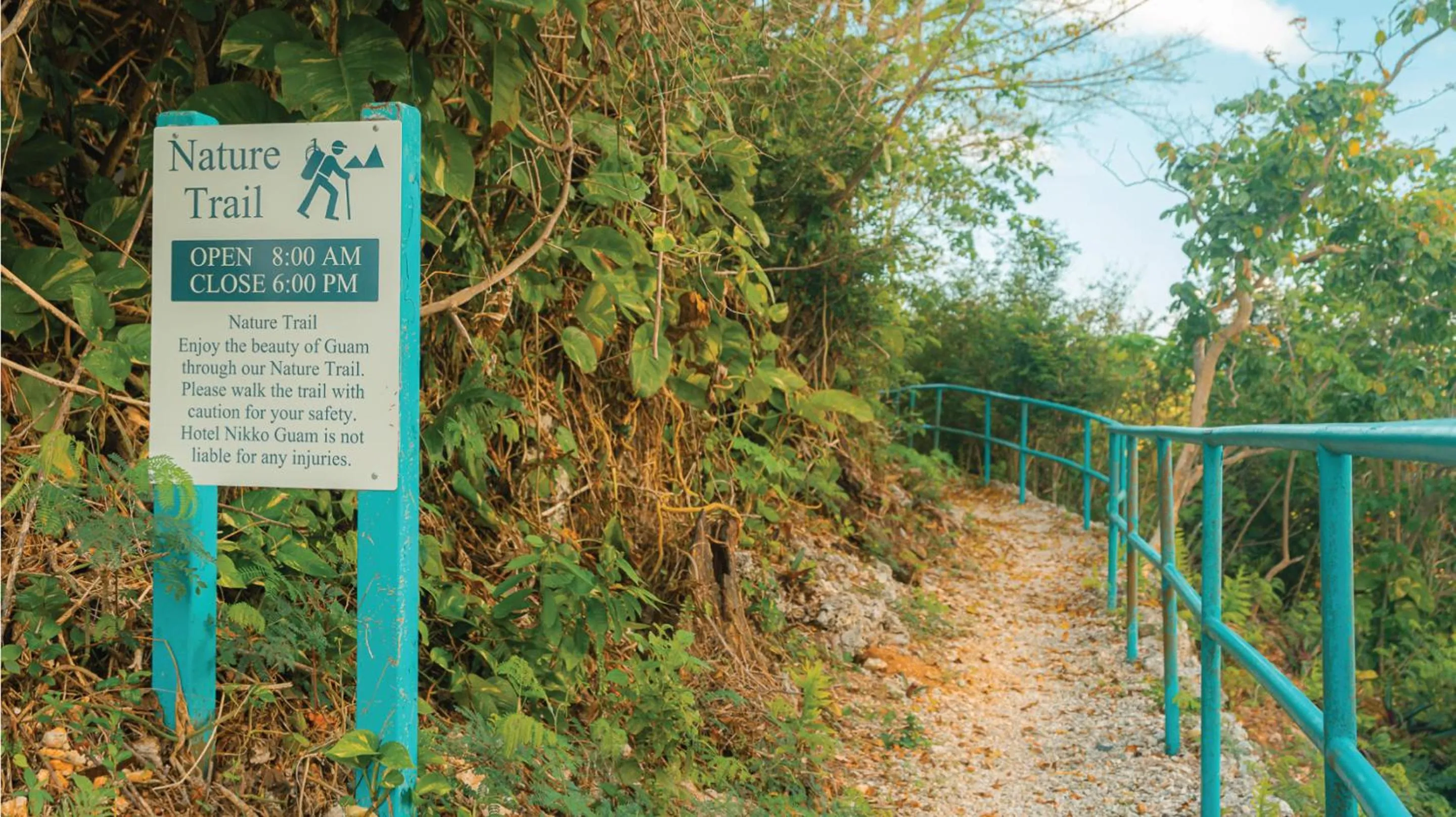 Hiking in Hotel Nikko Guam
