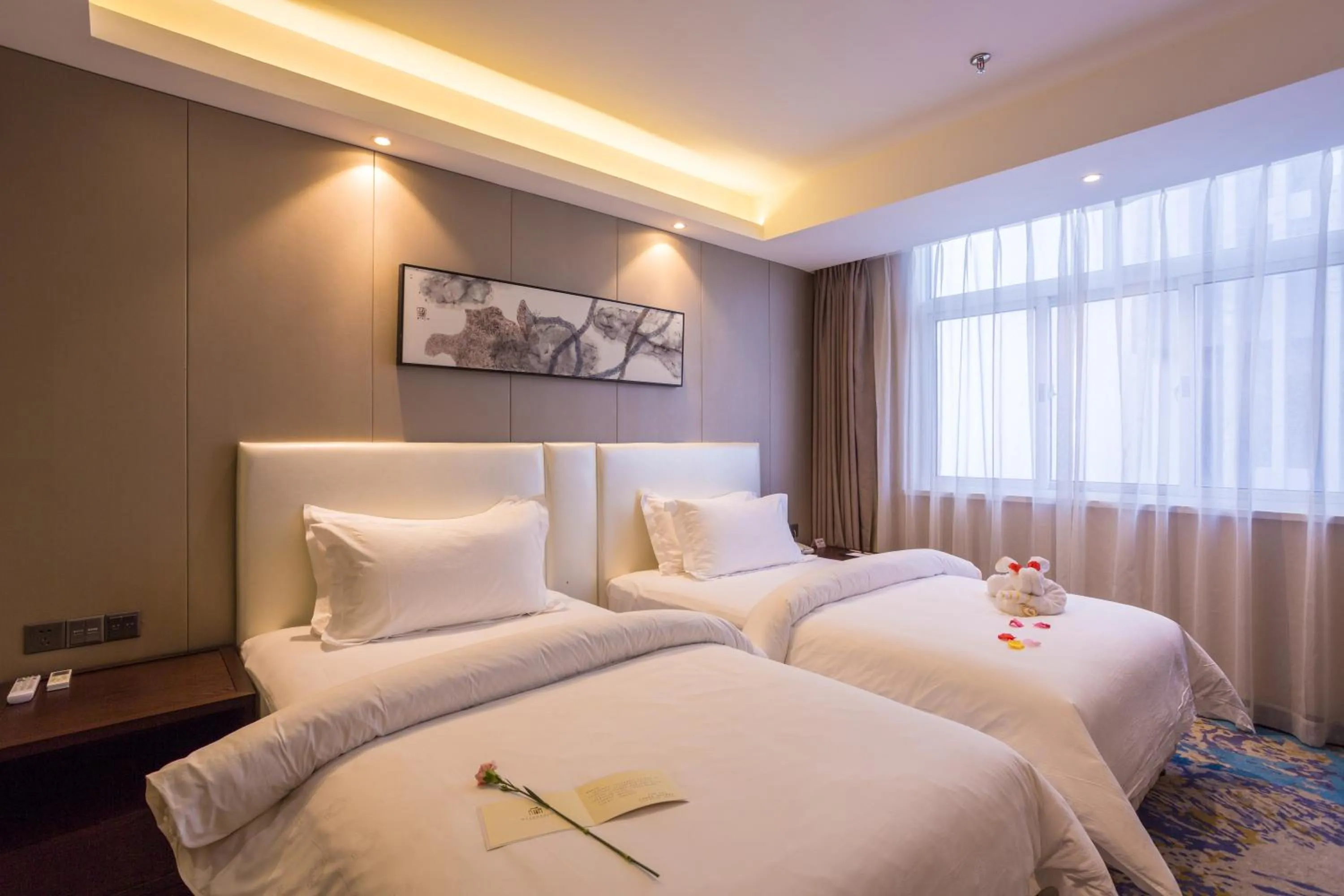 Bed in Metropolo Jinjiang Xuzhou Railway Station Suning Plaza Chudu