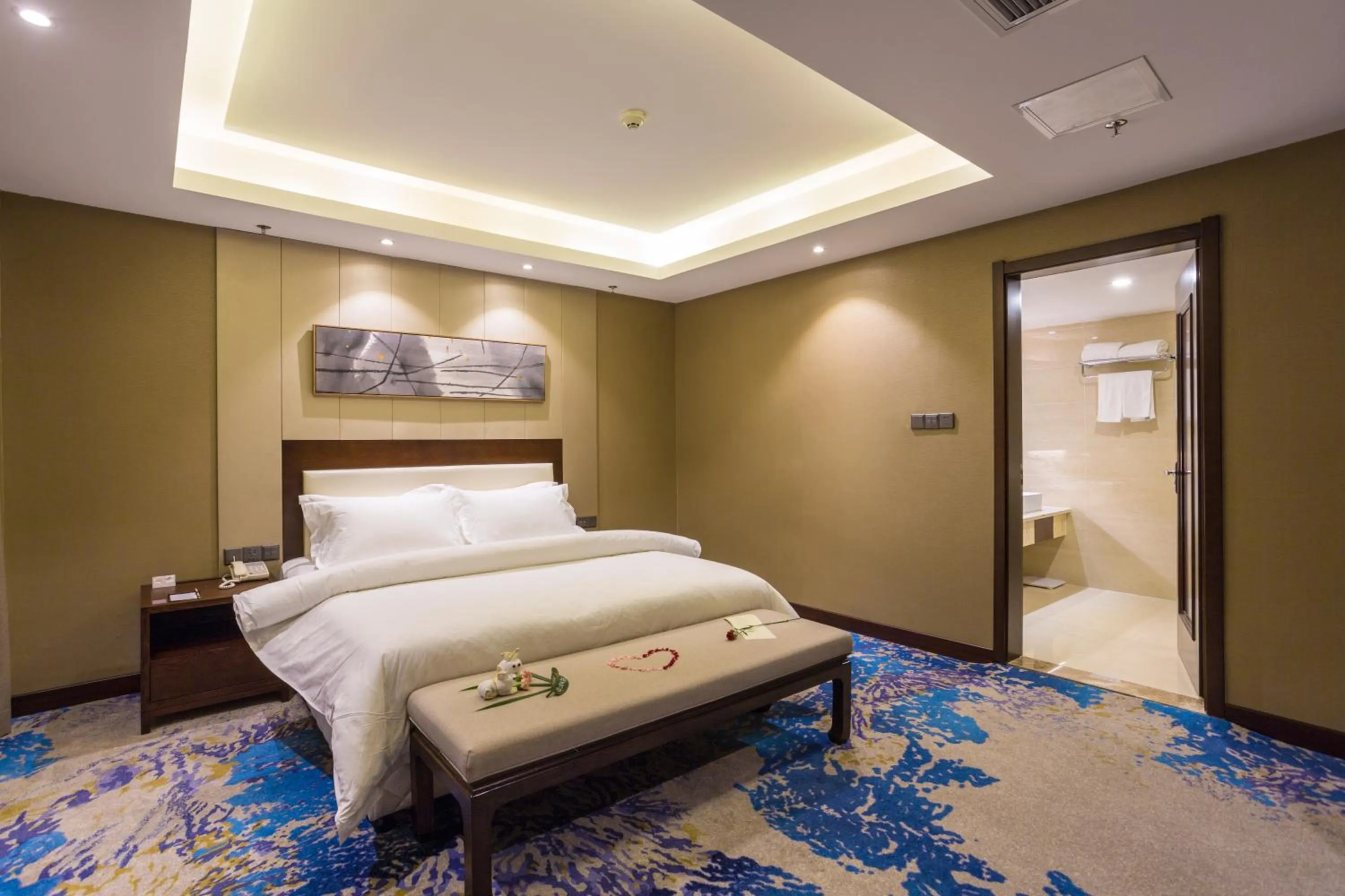 Bed in Metropolo Jinjiang Xuzhou Railway Station Suning Plaza Chudu