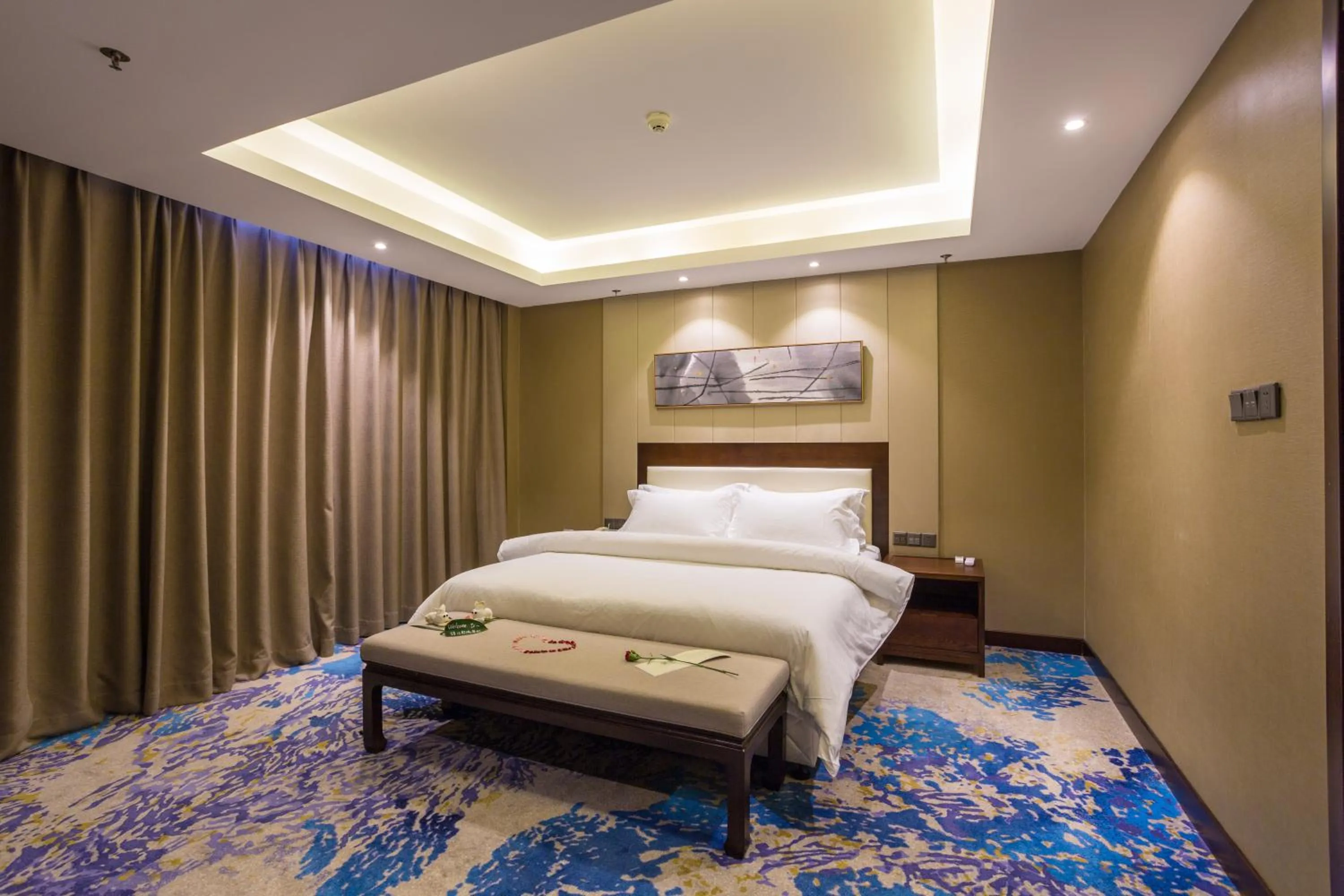 Bed in Metropolo Jinjiang Xuzhou Railway Station Suning Plaza Chudu