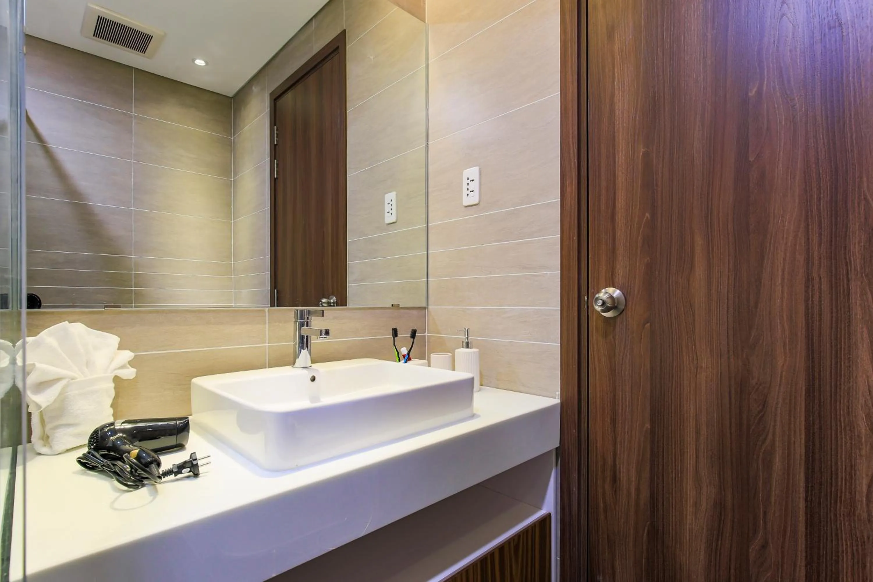 Bathroom in Aurora Serviced Apartments
