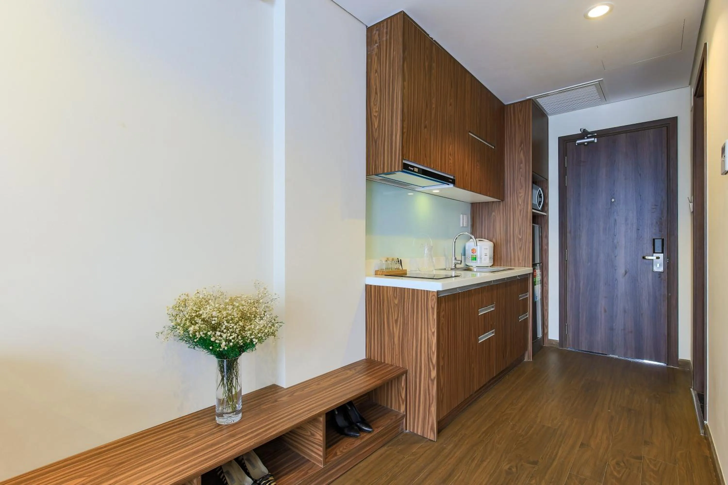 Kitchen or kitchenette in Aurora Serviced Apartments