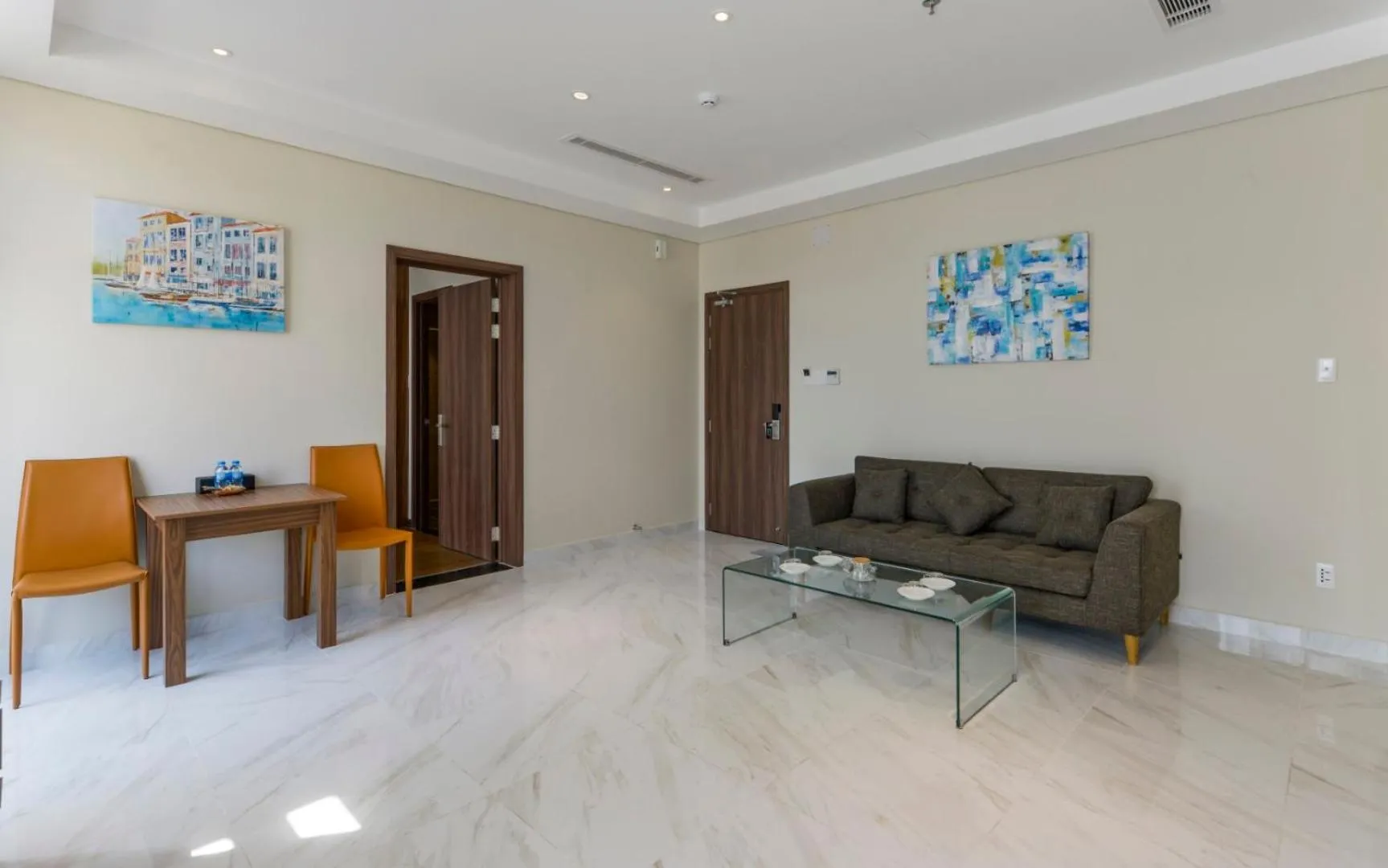 Living room in Aurora Serviced Apartments