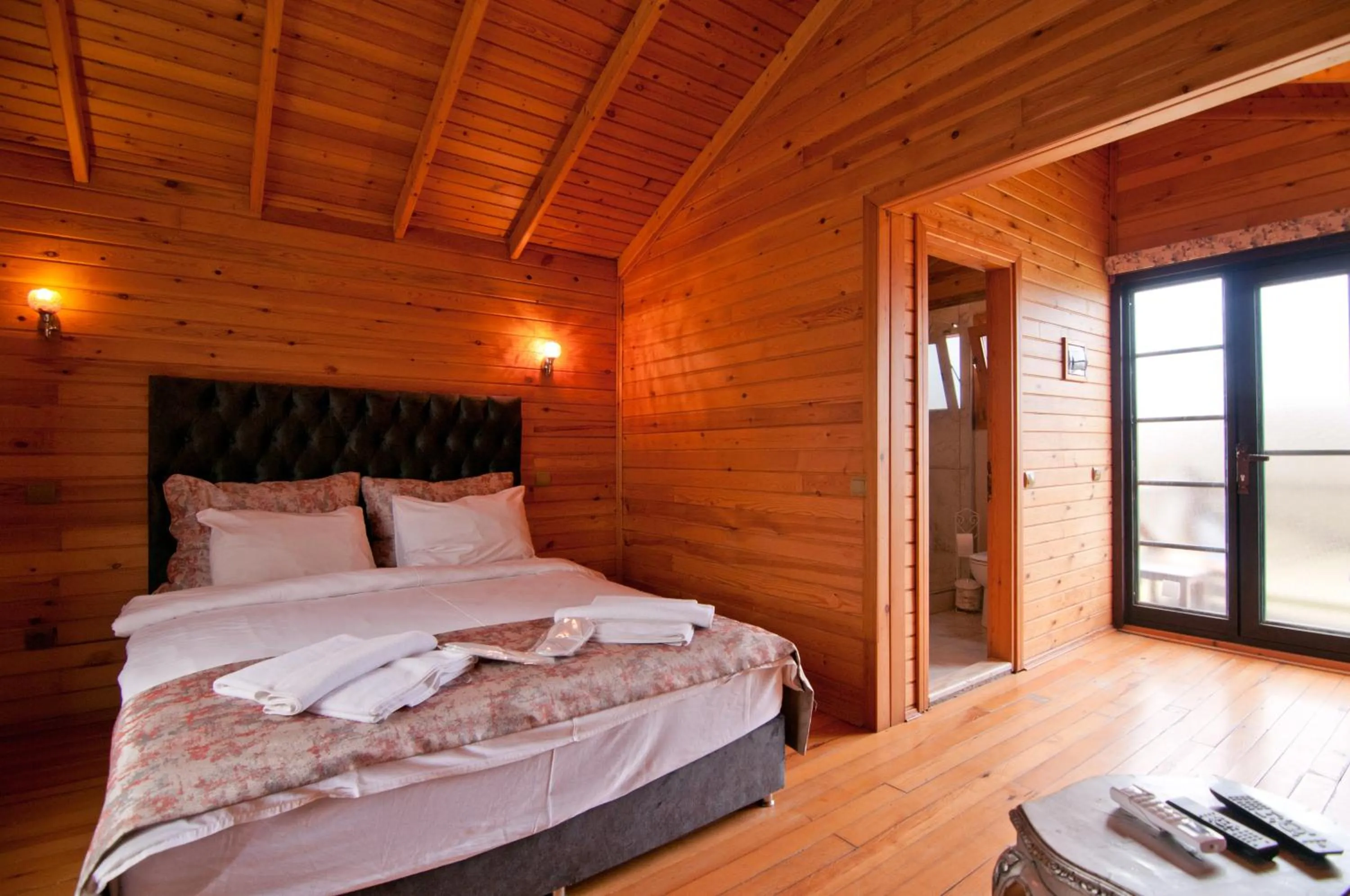 Bed in Agva Gizemli Nehir Hotel